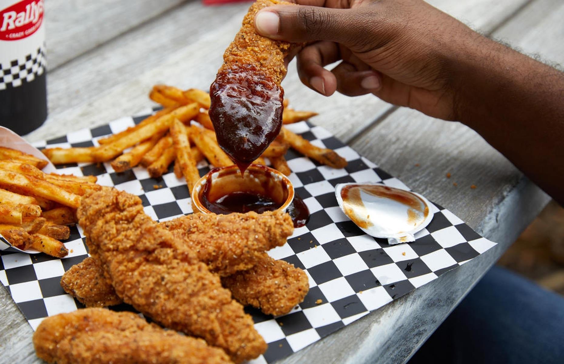 Fry-Seasoned Tenders, Checkers and Rally’s