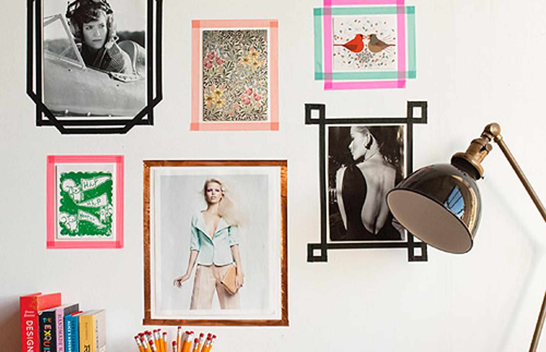 Make instant picture frames