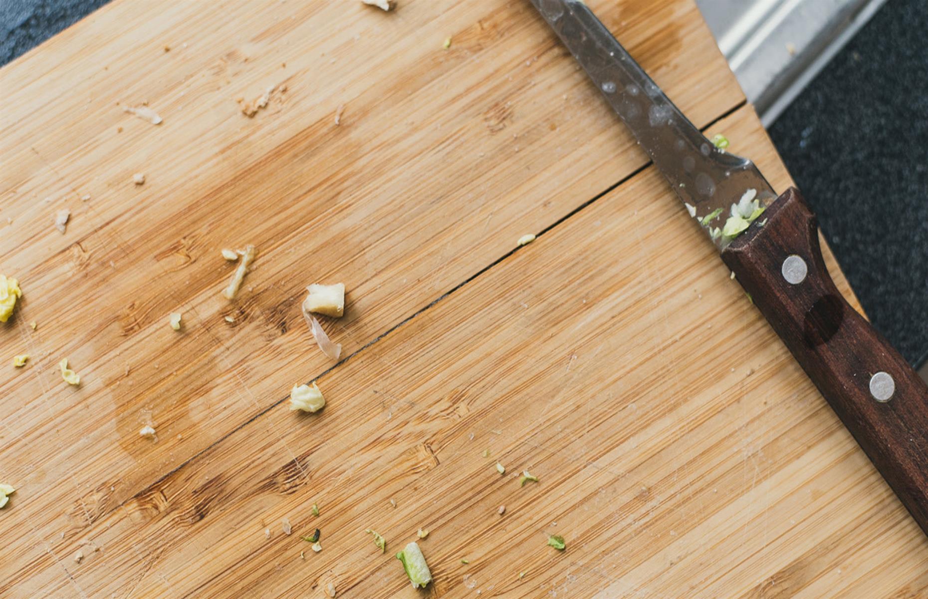 Disinfect chopping boards
