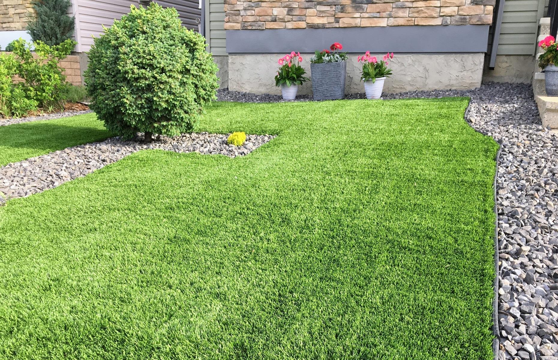 Ditching real grass for a fake lawn