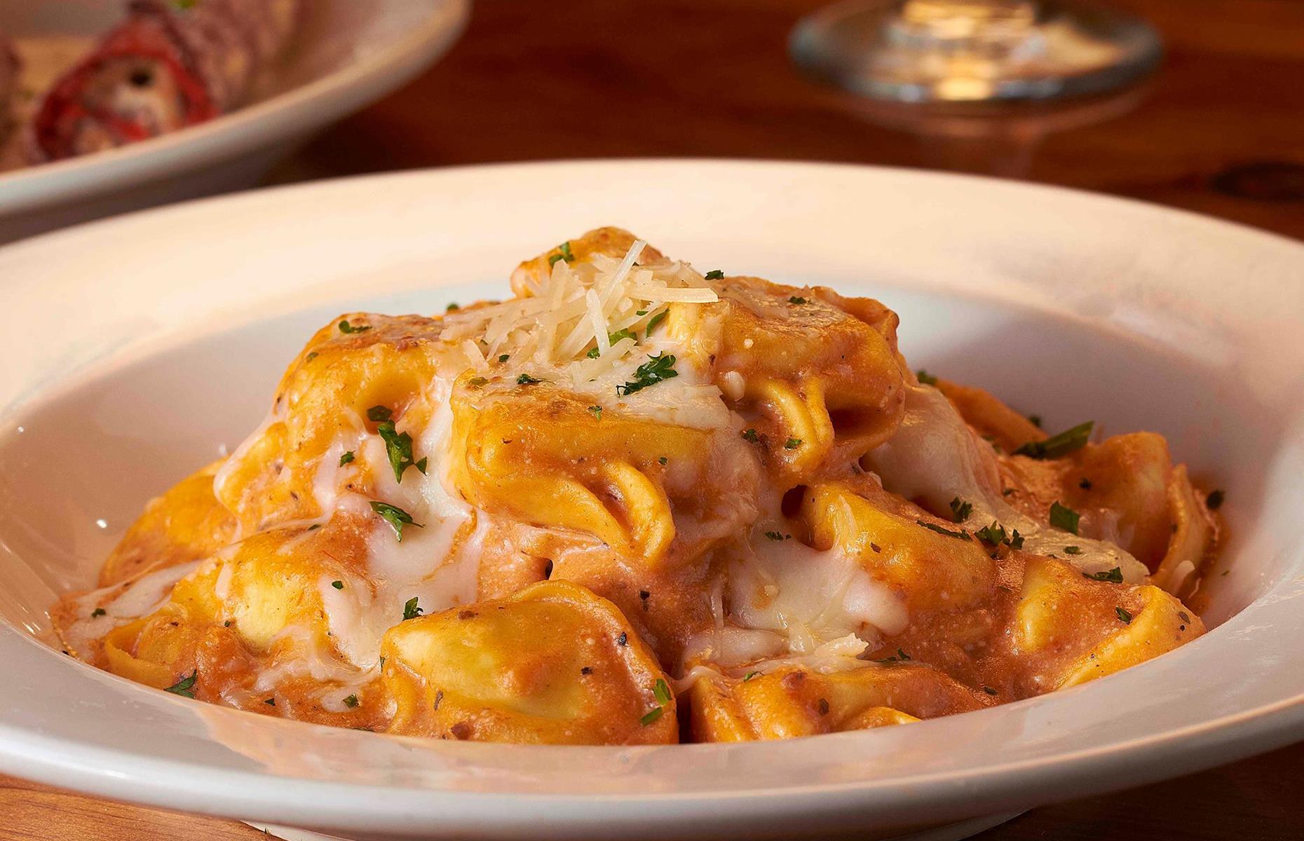 South Dakota: baked cheese tortellini, Johnny Carino's, Sioux Falls
