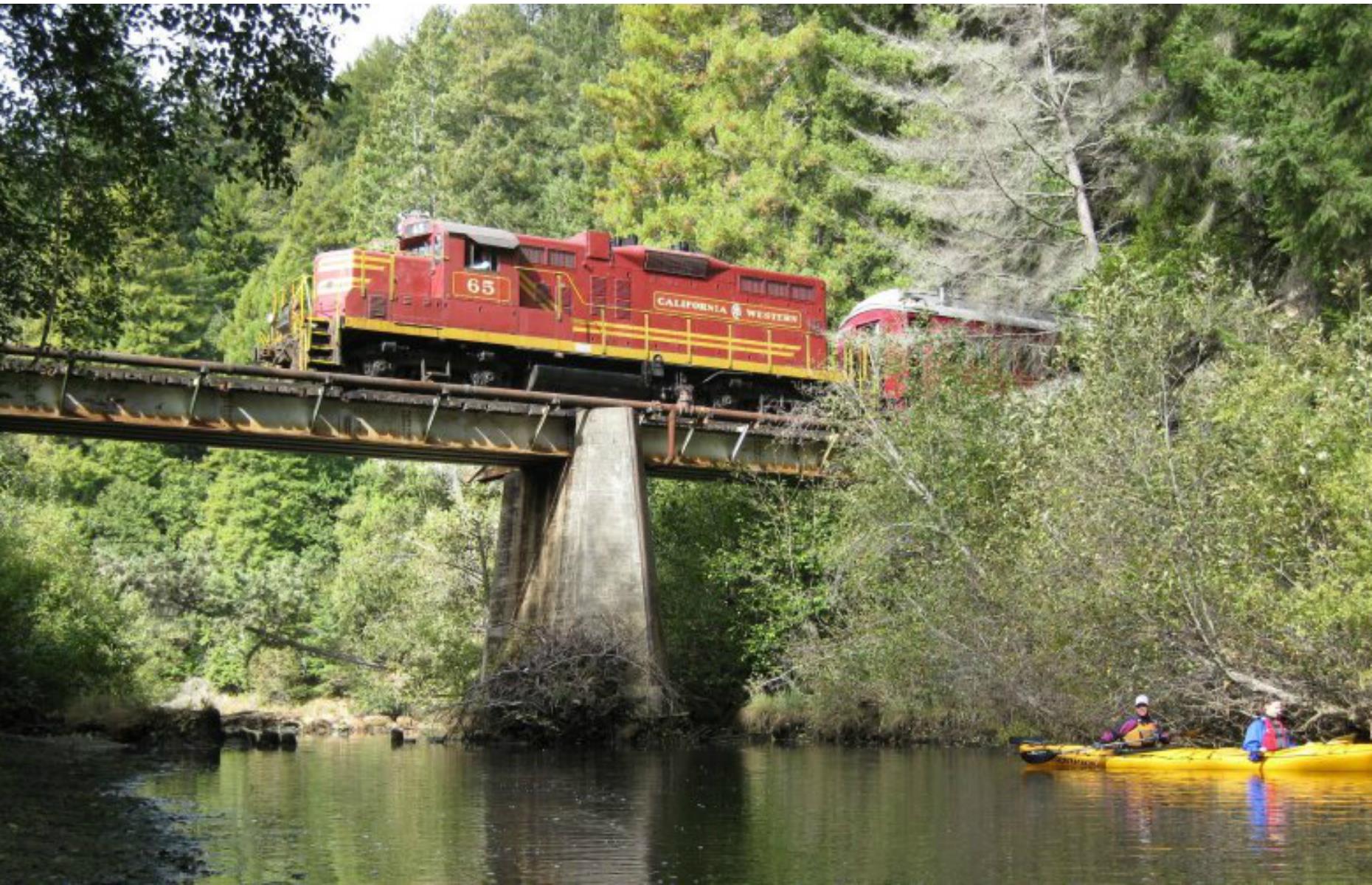 Skunk Train, Fort Bragg, California
