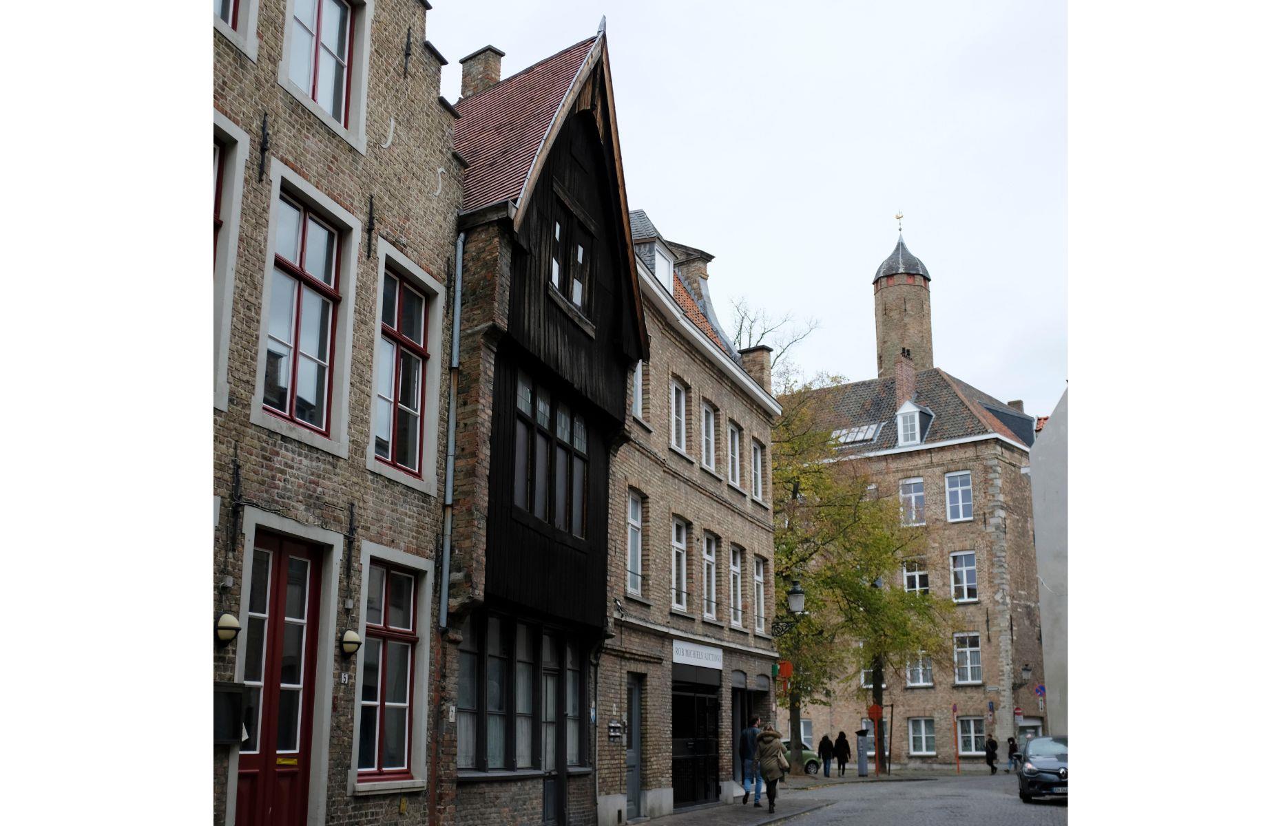 Wooden houses of Genthof and Kortewinkel, Bruges, Belgium