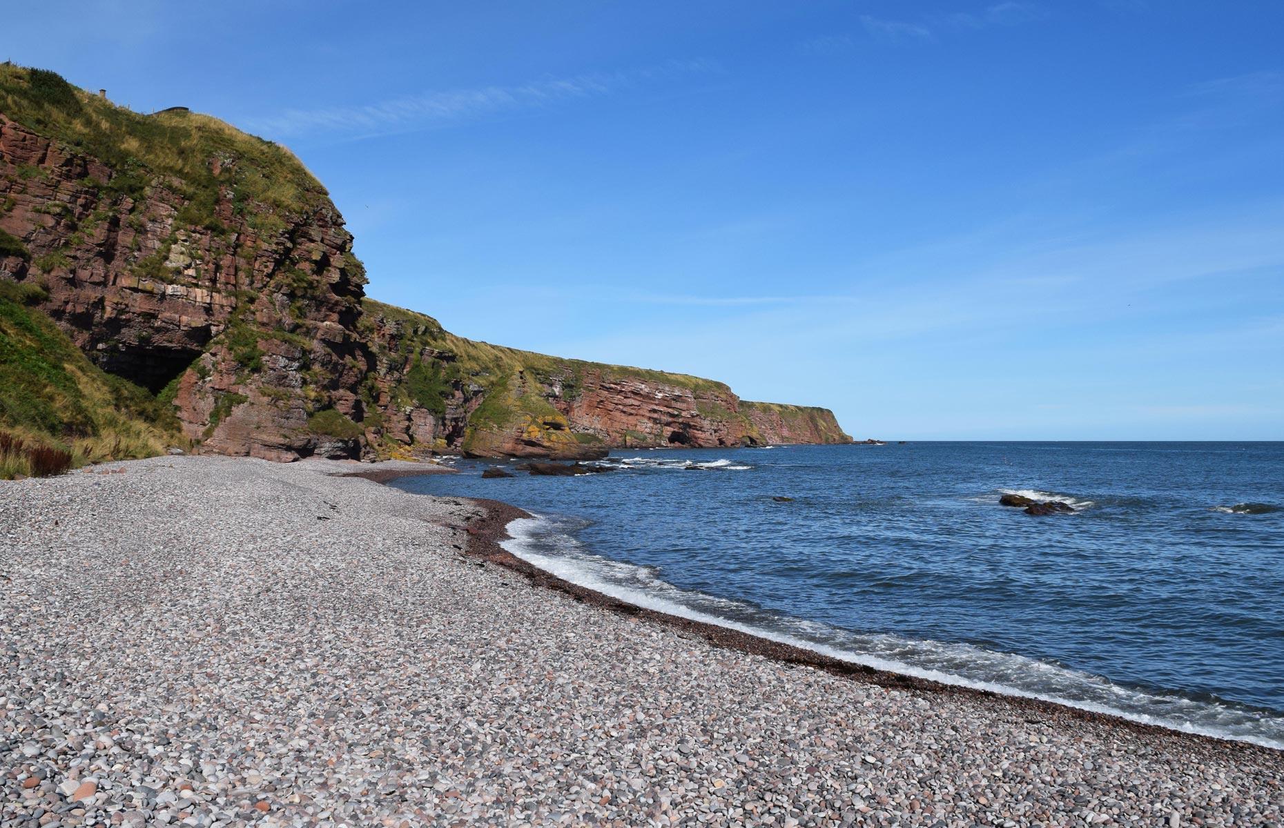 Auchmithie Beach, Scotland, UK: Under The Skin (2013)