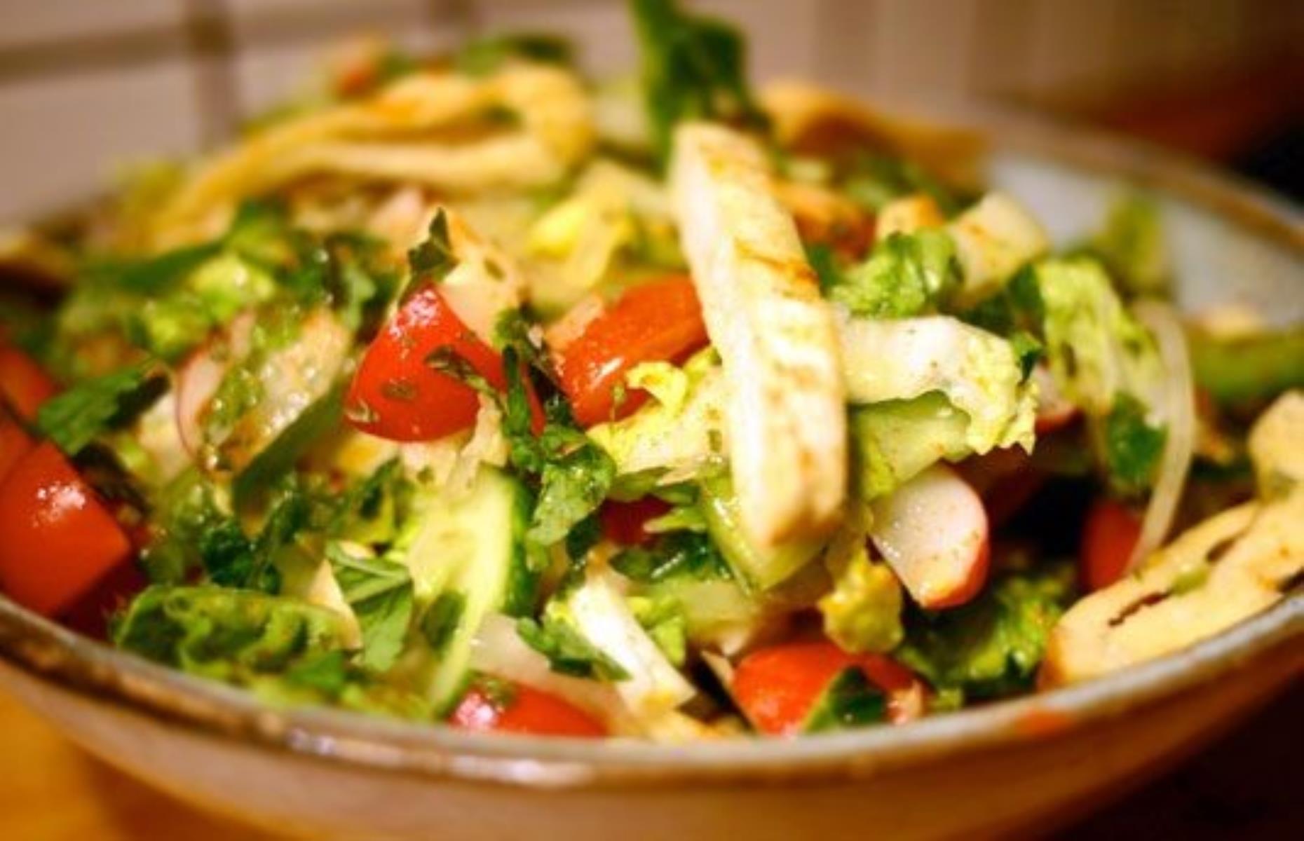 ... and stale pitta bread