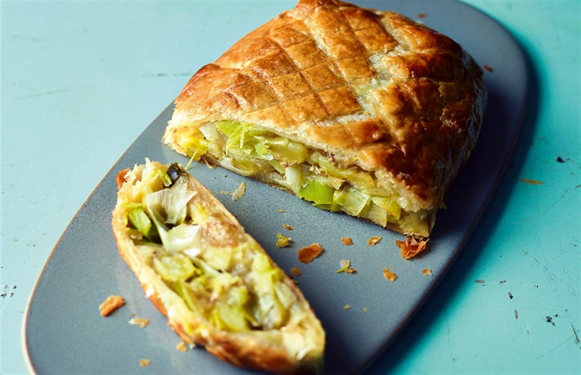 58. Potato and leek slice
