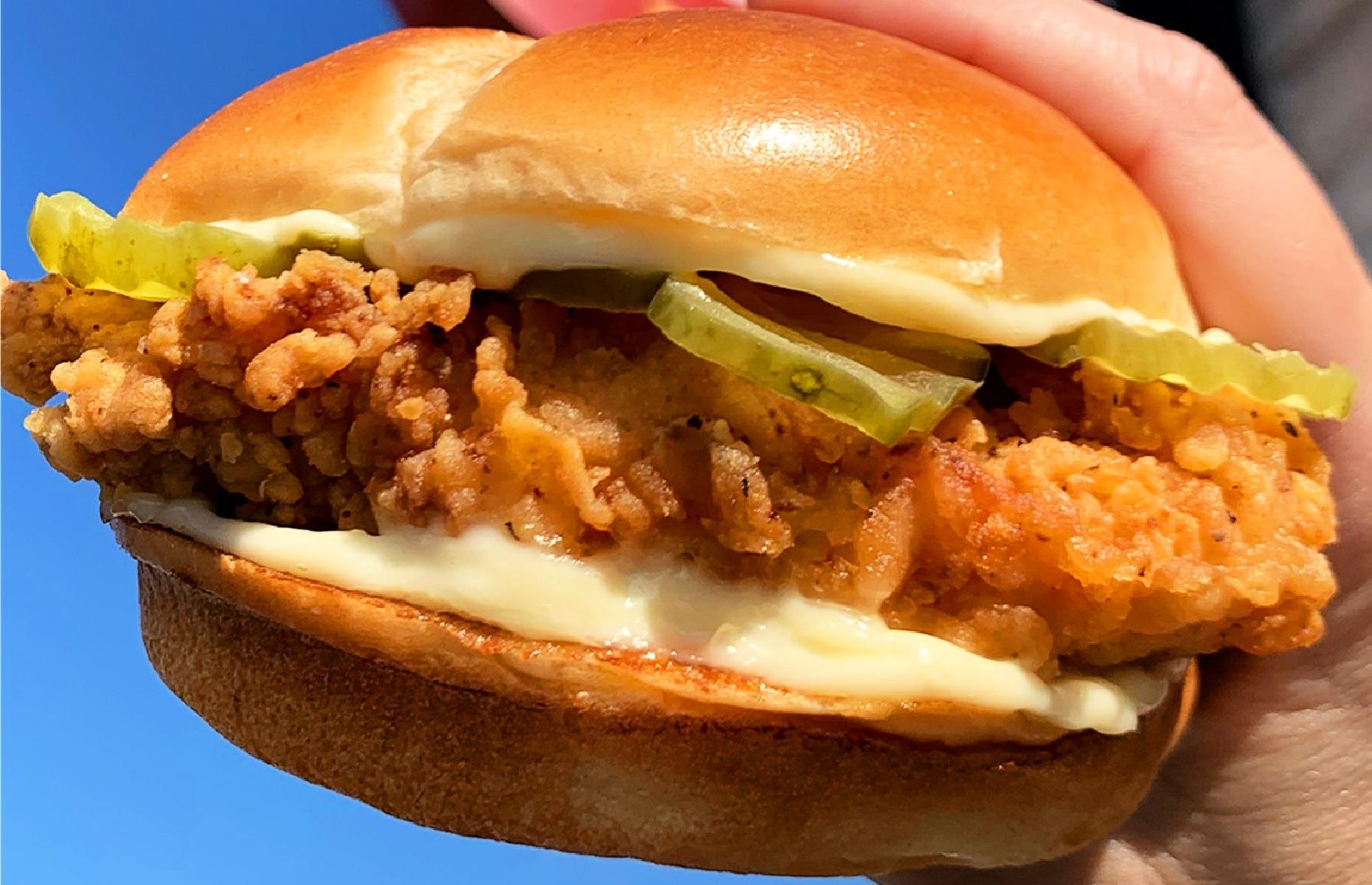 40. Chicken sandwich, Church’s Texas Chicken, various locations