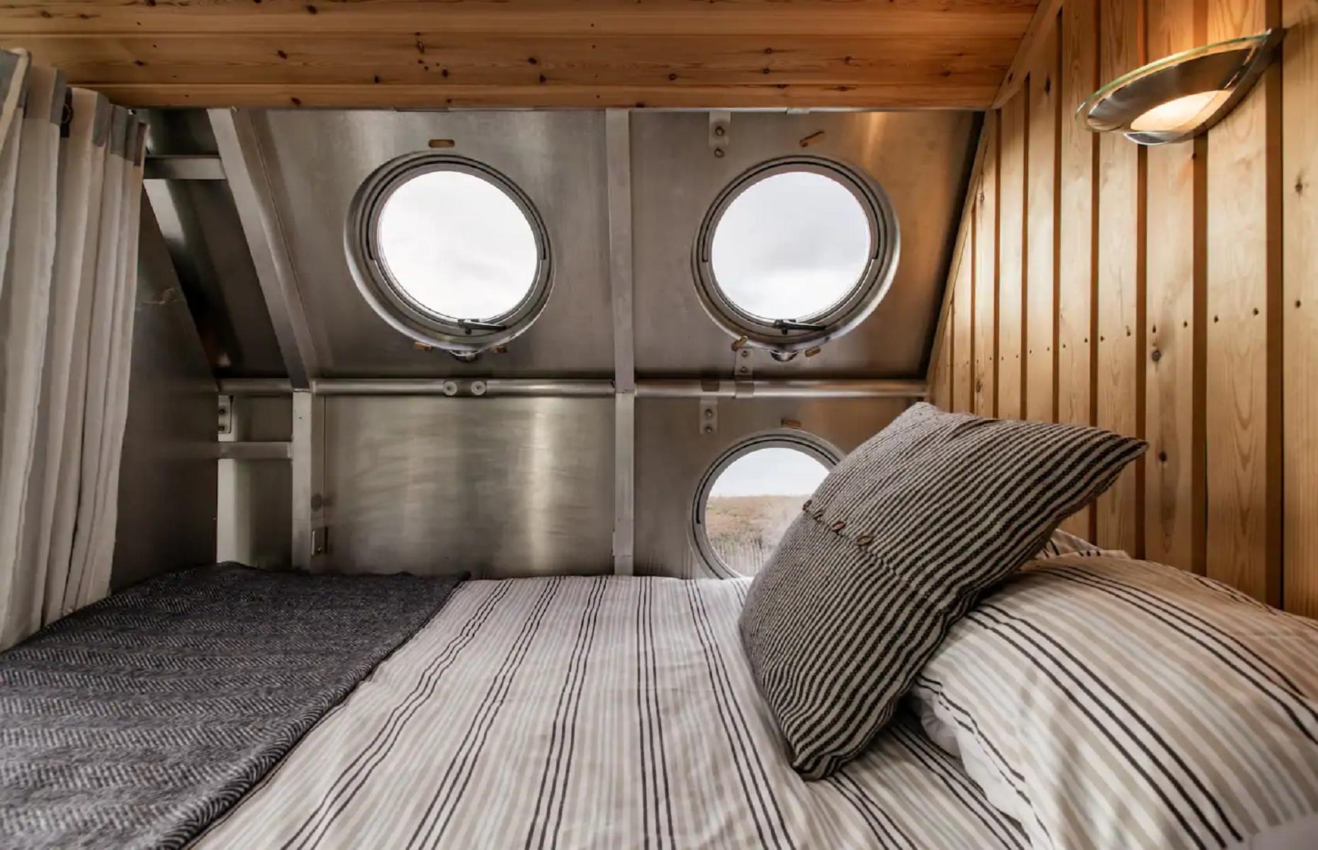 Modern airship, Oban, UK