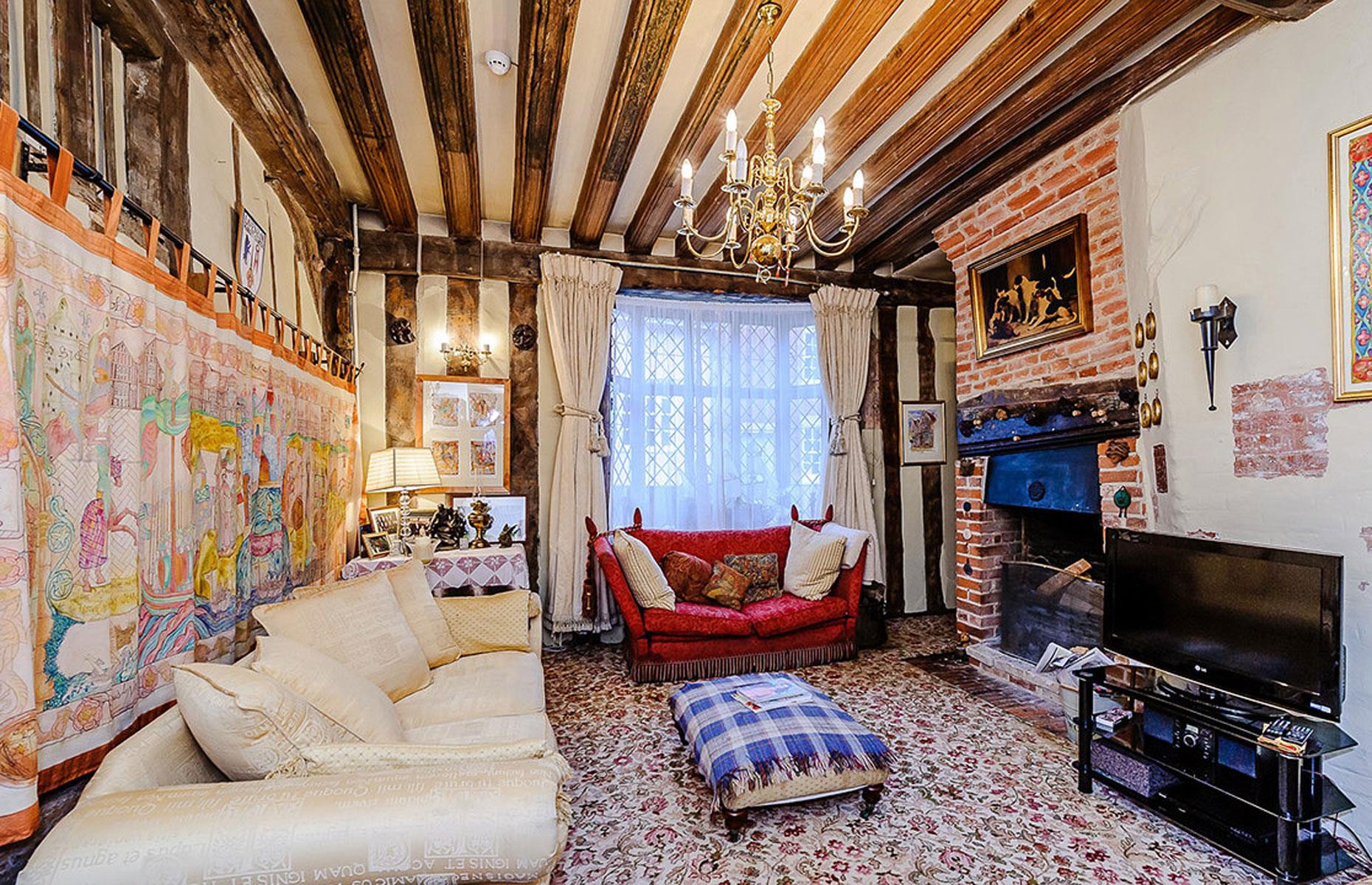 Medieval manor, Suffolk, UK