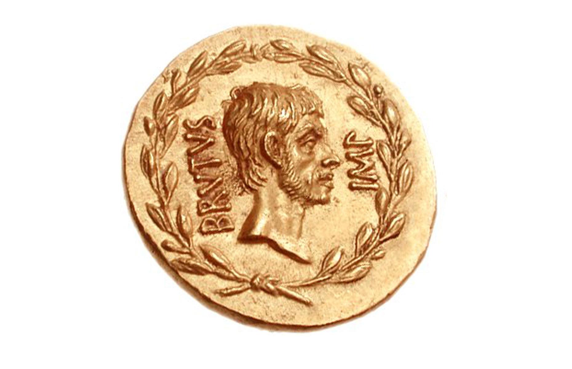 19. 42 BC Aureus of Marcus Junius Brutus: $4.2 million ($5.2m/£3.9m today)