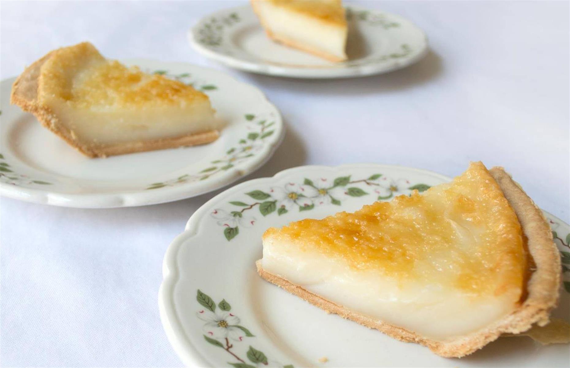 Indiana: sugar cream pie