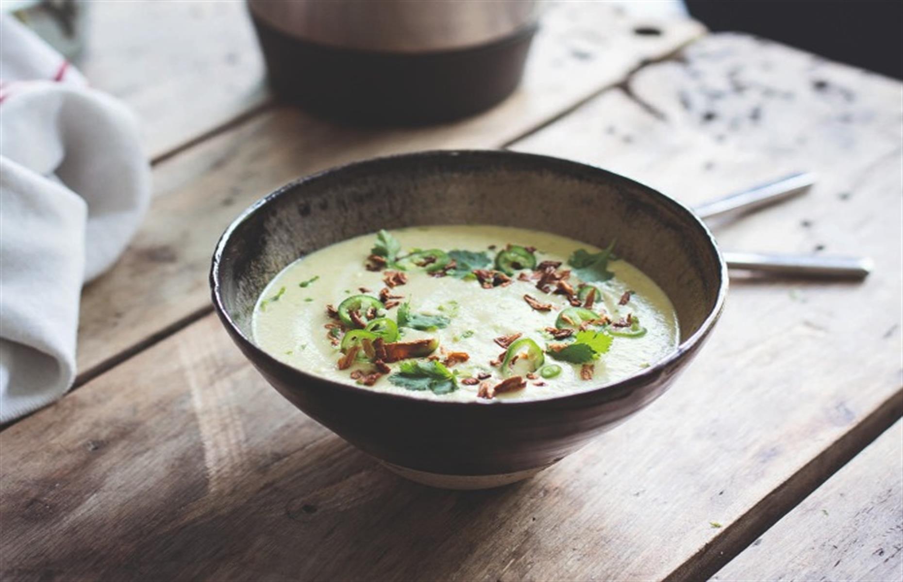 Curried cauliflower soup