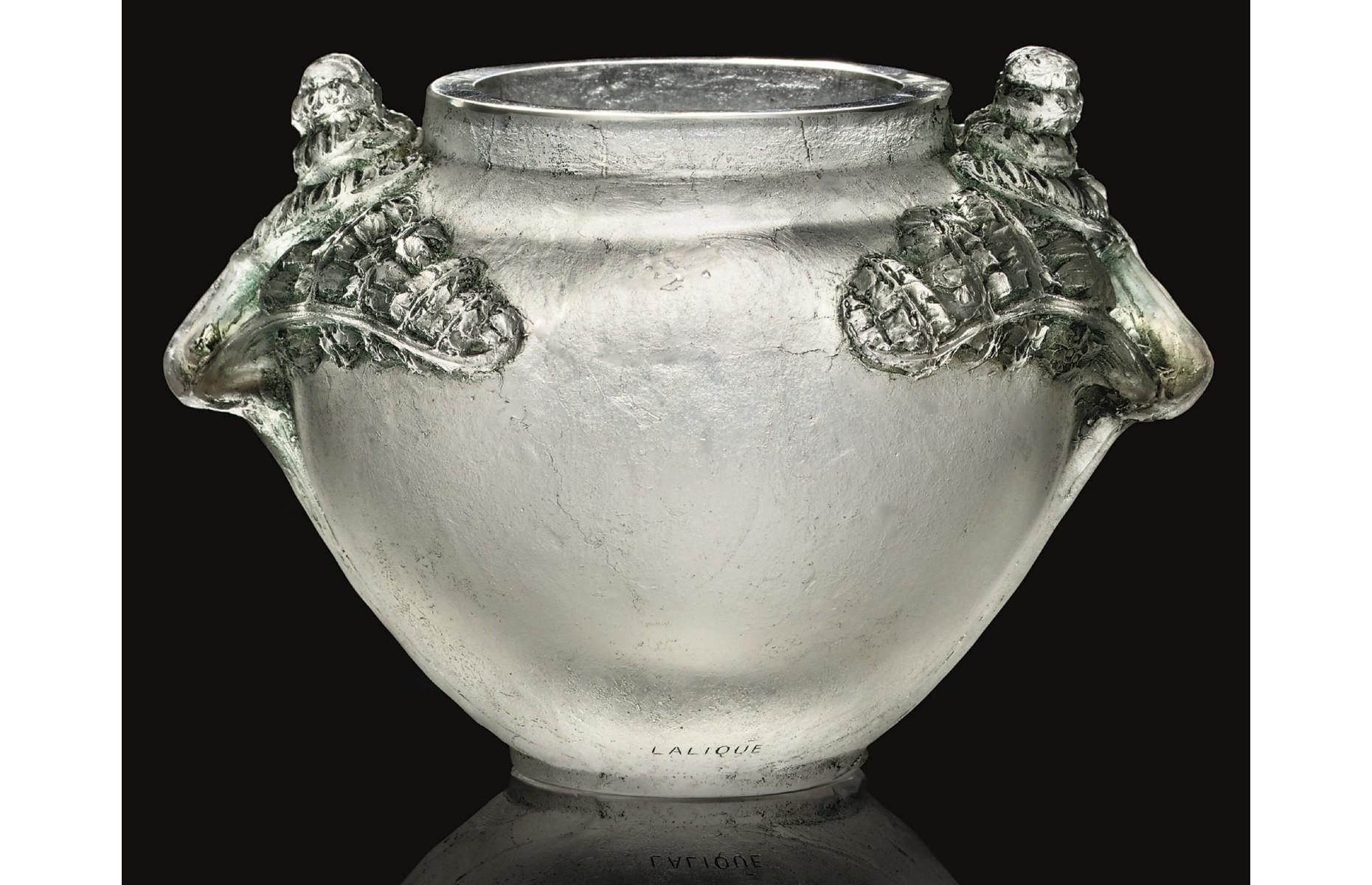 The René Lalique Feuilles Fougères vase