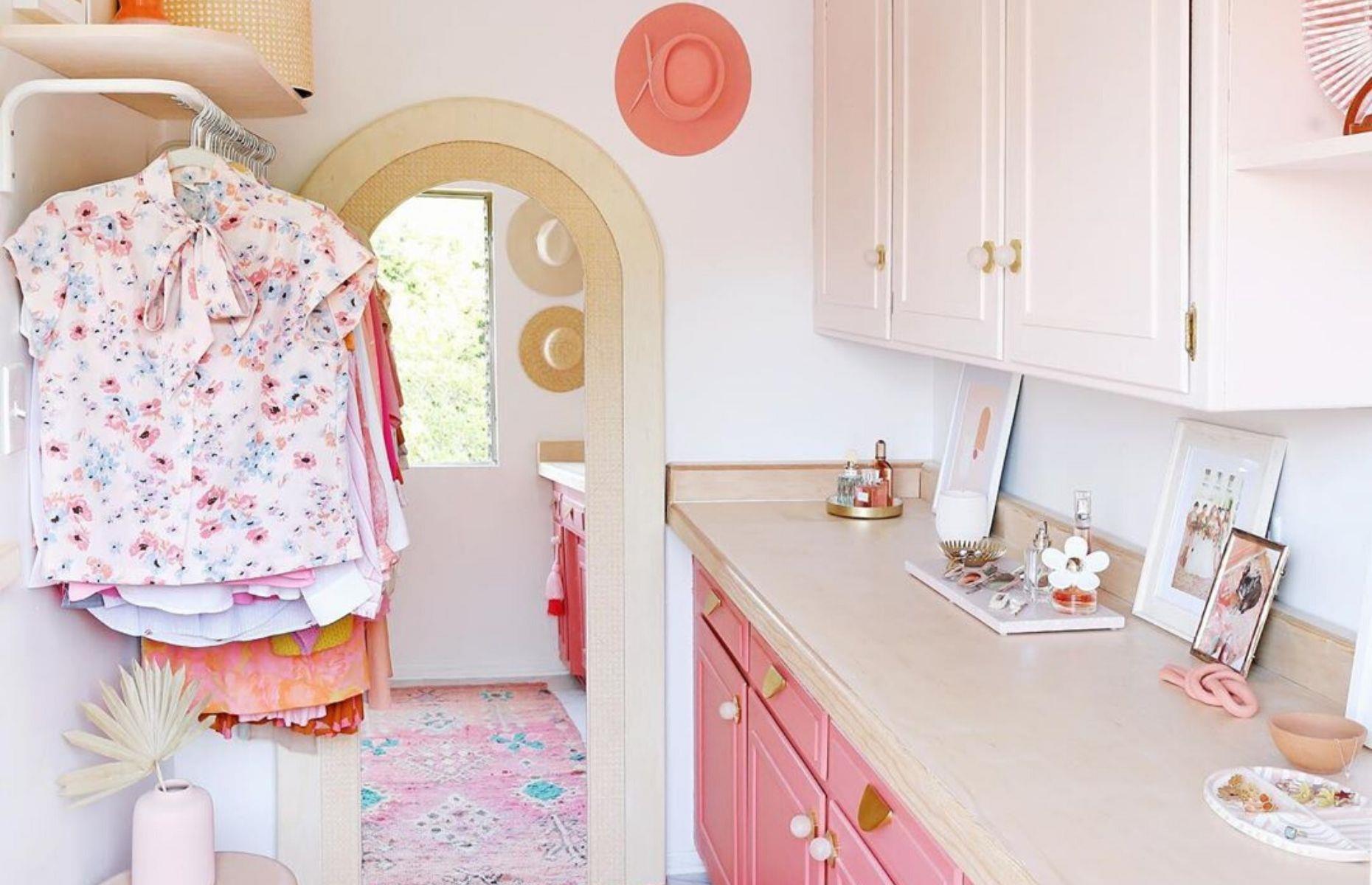 A 'clotchen' walk-in wardrobe