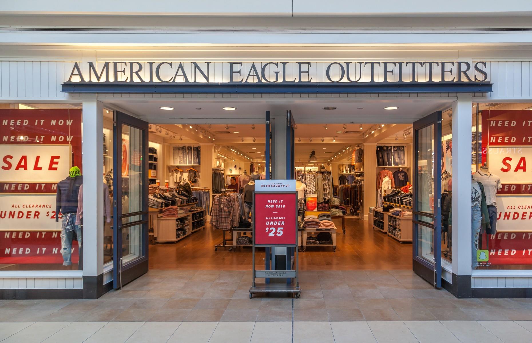 American Eagle Outfitters: up to 250 stores