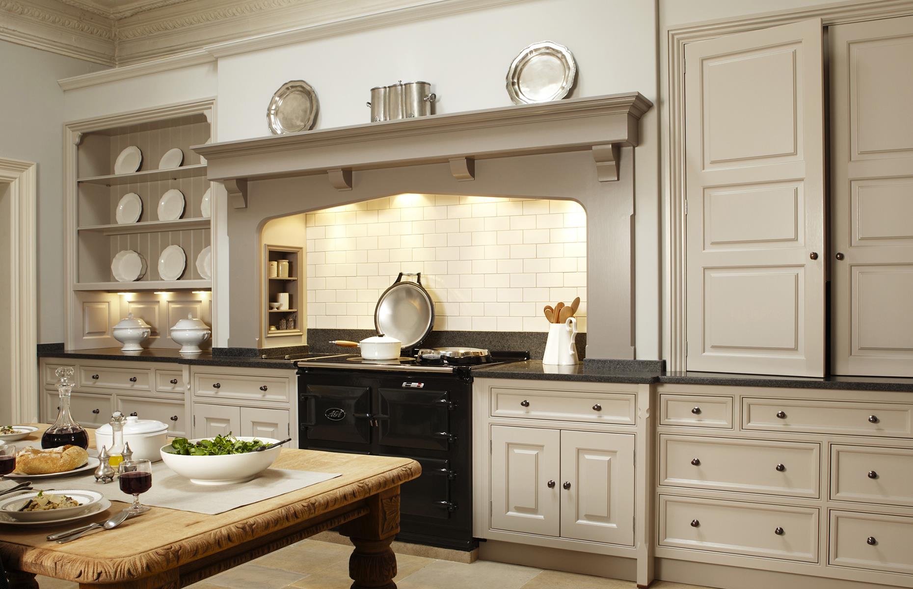 Mantel stove spotlights