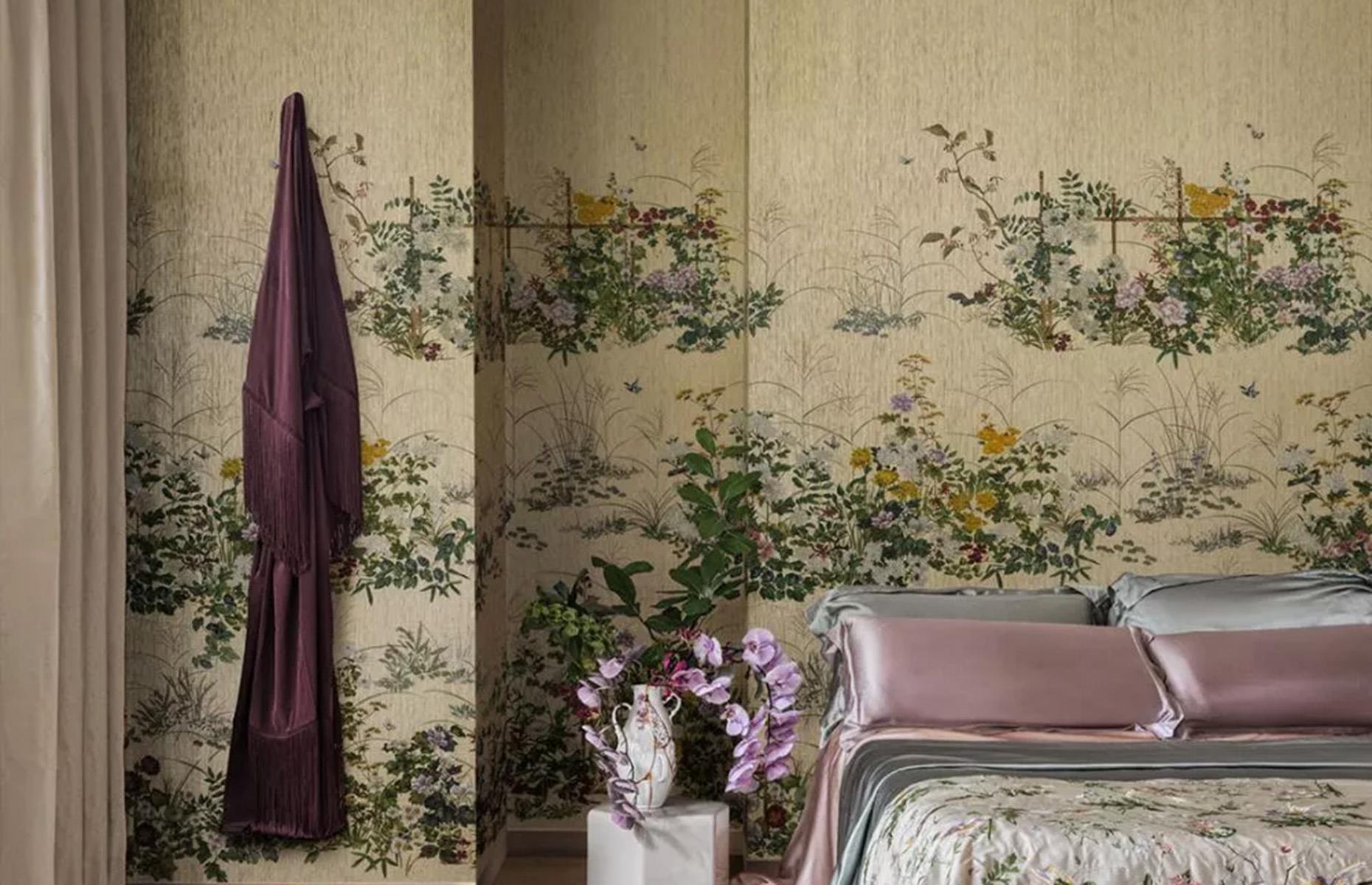 21. Papel de pared japonés: $1.900 (1.827 €) por rollo