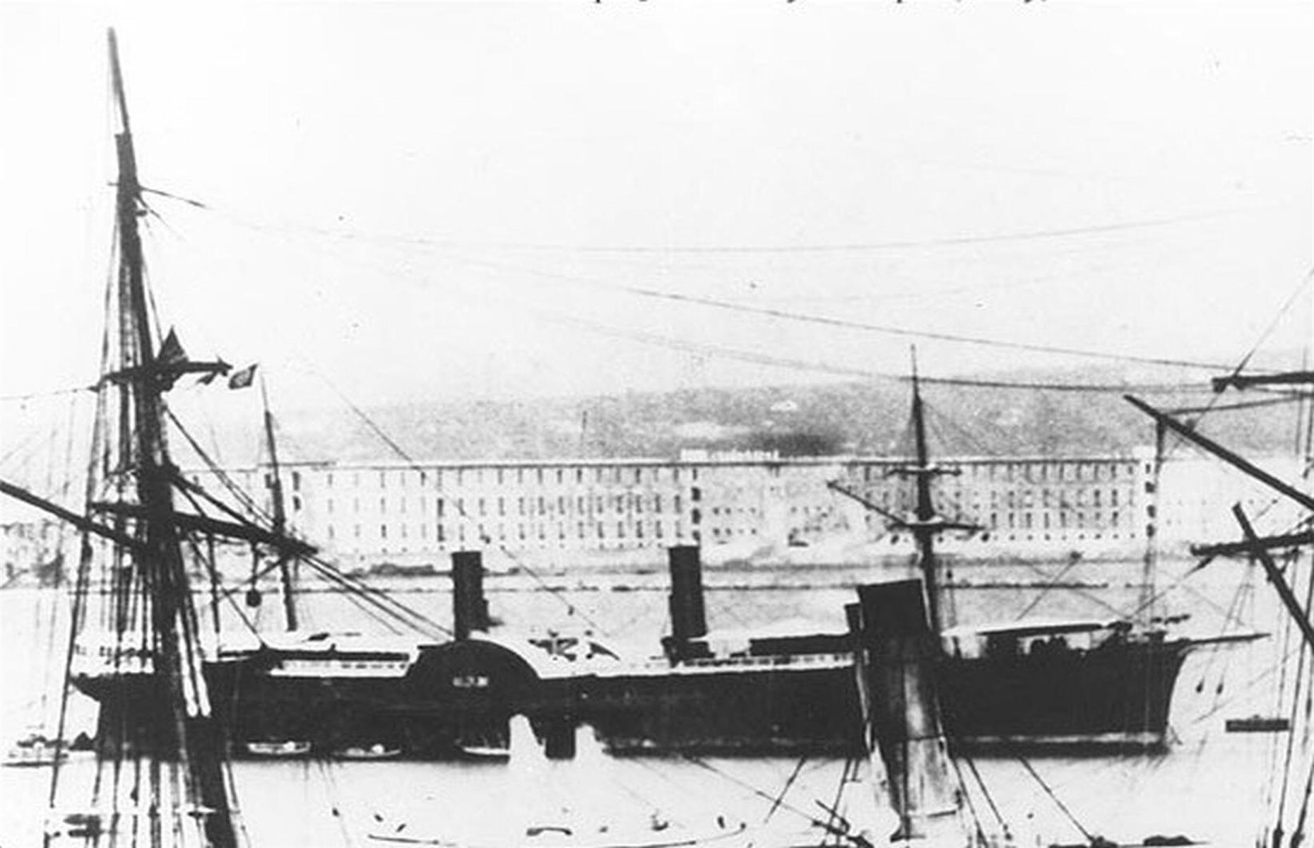 1867: SS Quaker City at Naples