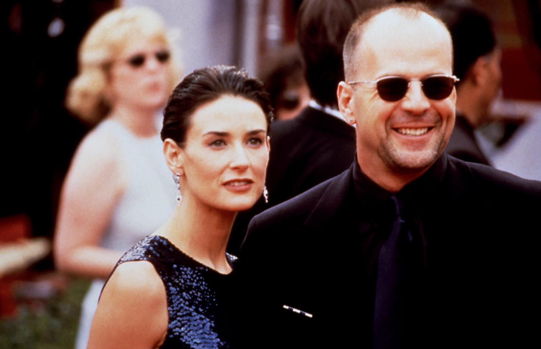 Bruce Willis and Demi Moore