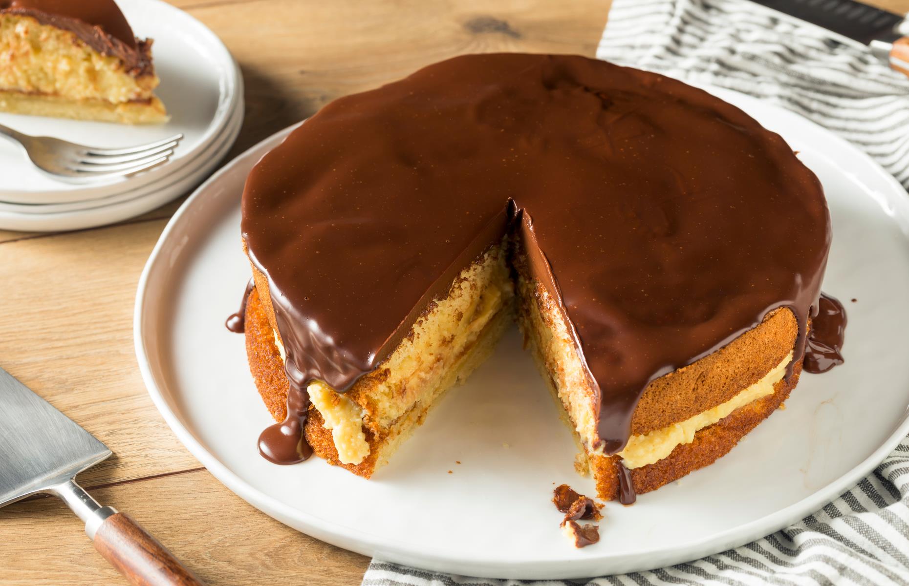 Massachusetts: Boston cream pie