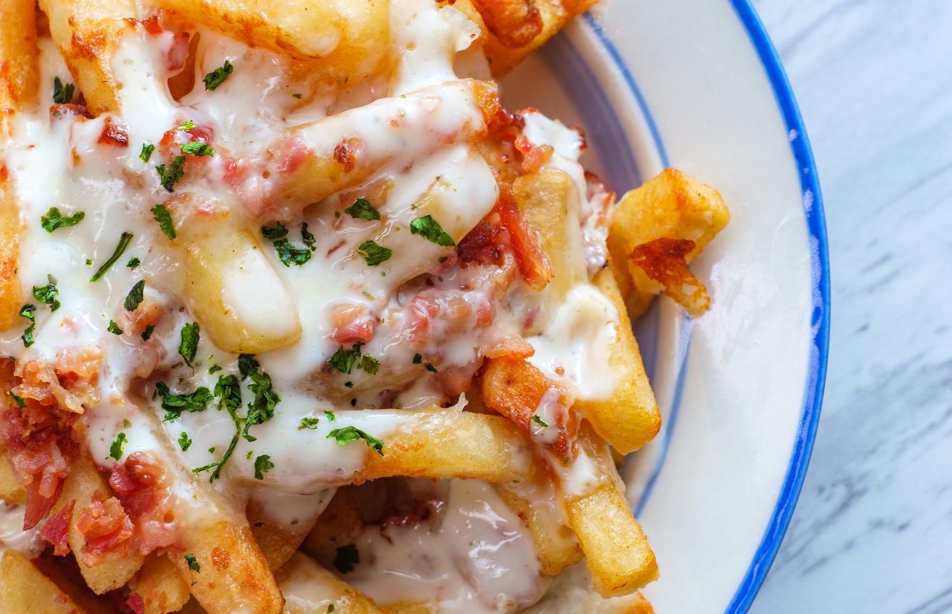 Cheesy loaded fries