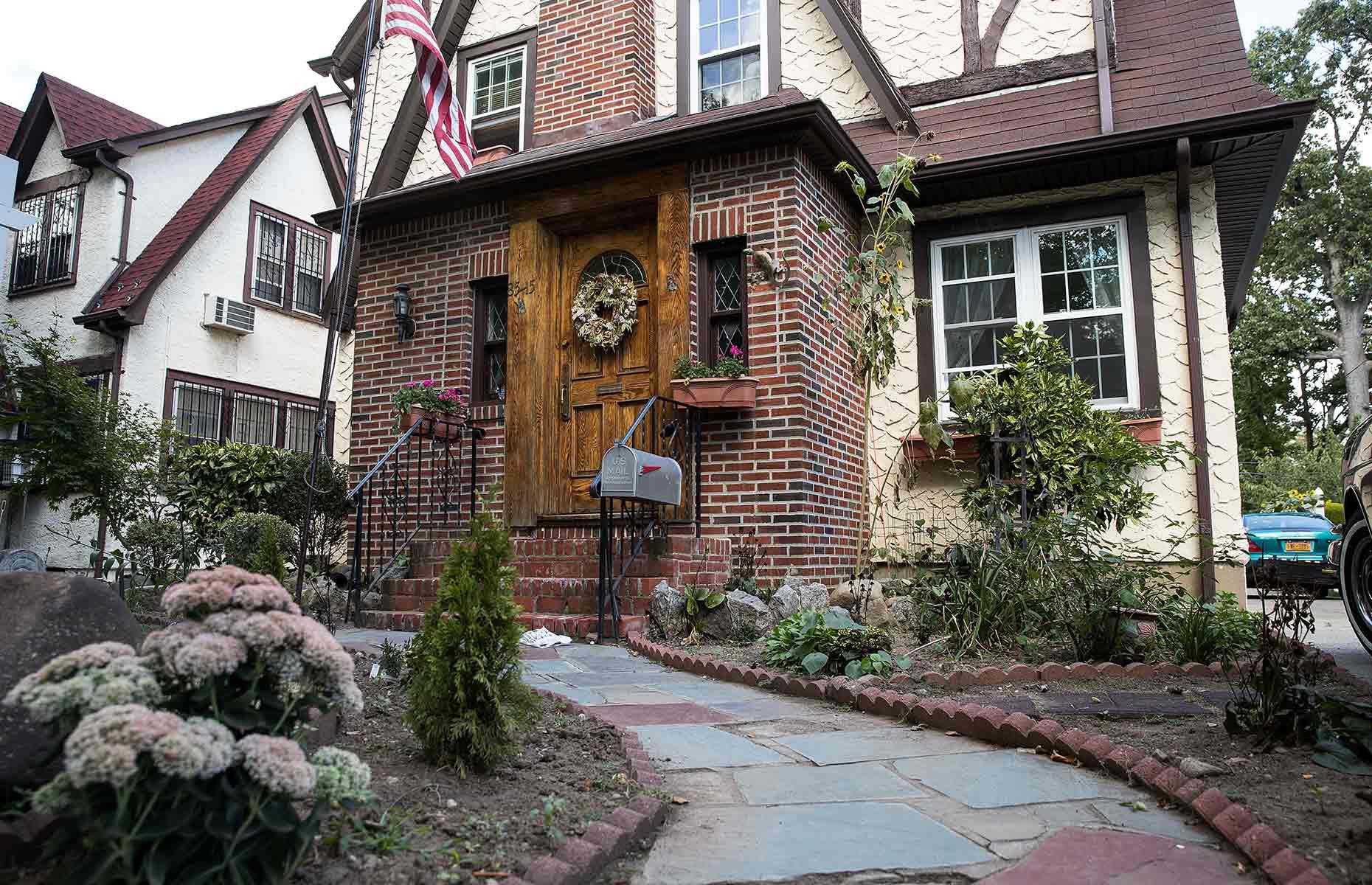 Donald Trump's mock Tudor house in Queens, New York