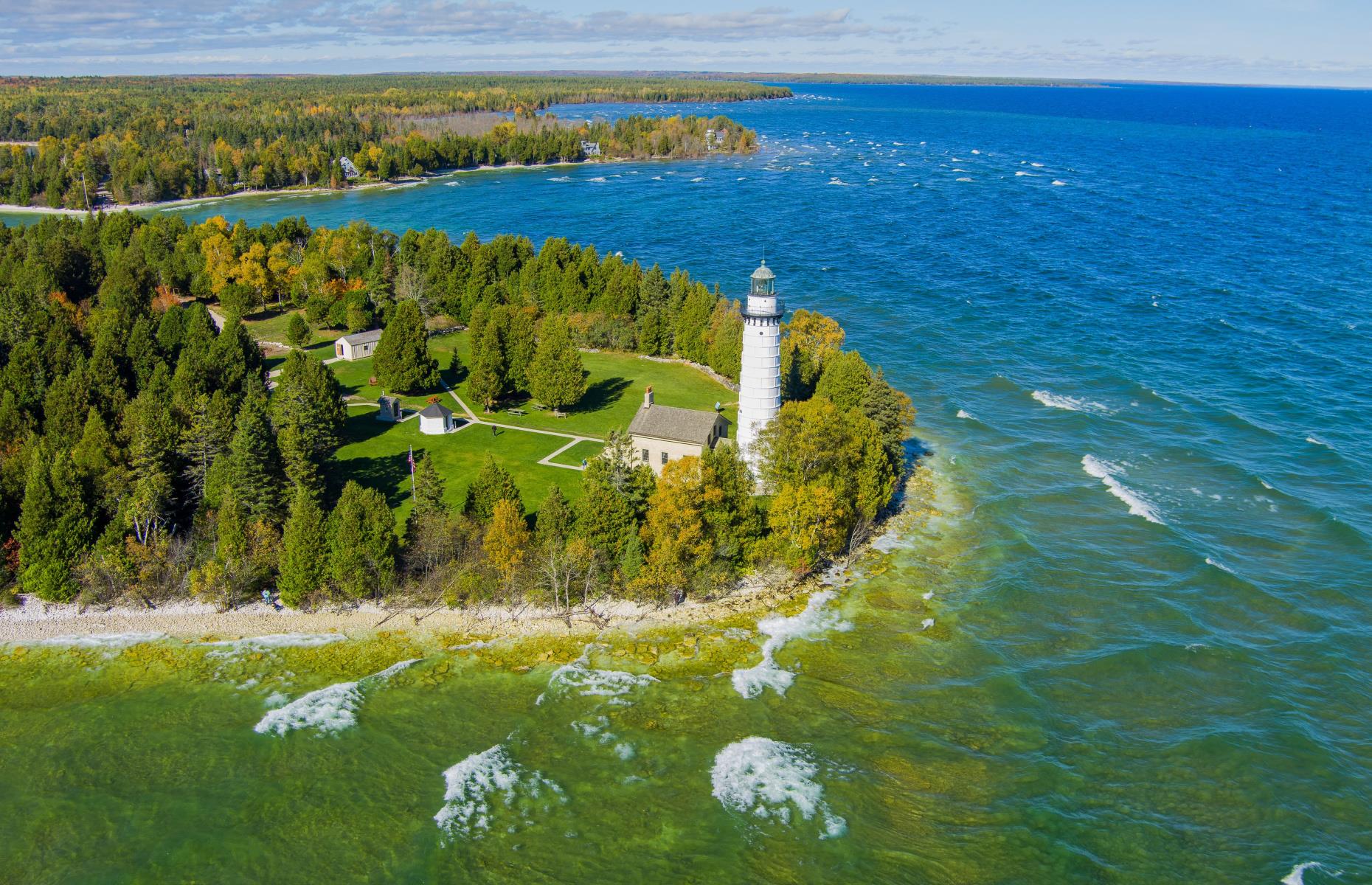 Cana Island Light Station, Baileys Harbor, Wisconsin