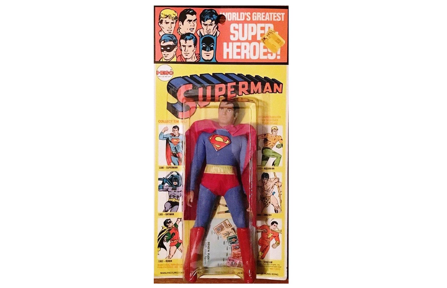 1973 – Mego Superman Action Figure: $1,400 (£1k)