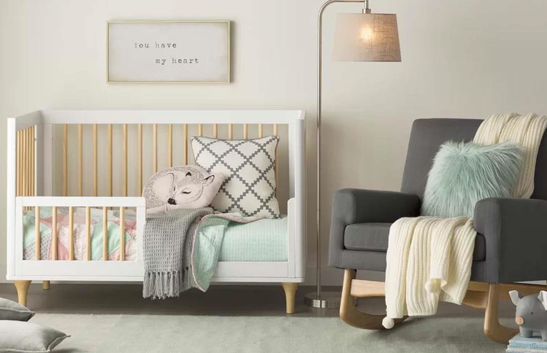 After: a convertible toddler bed