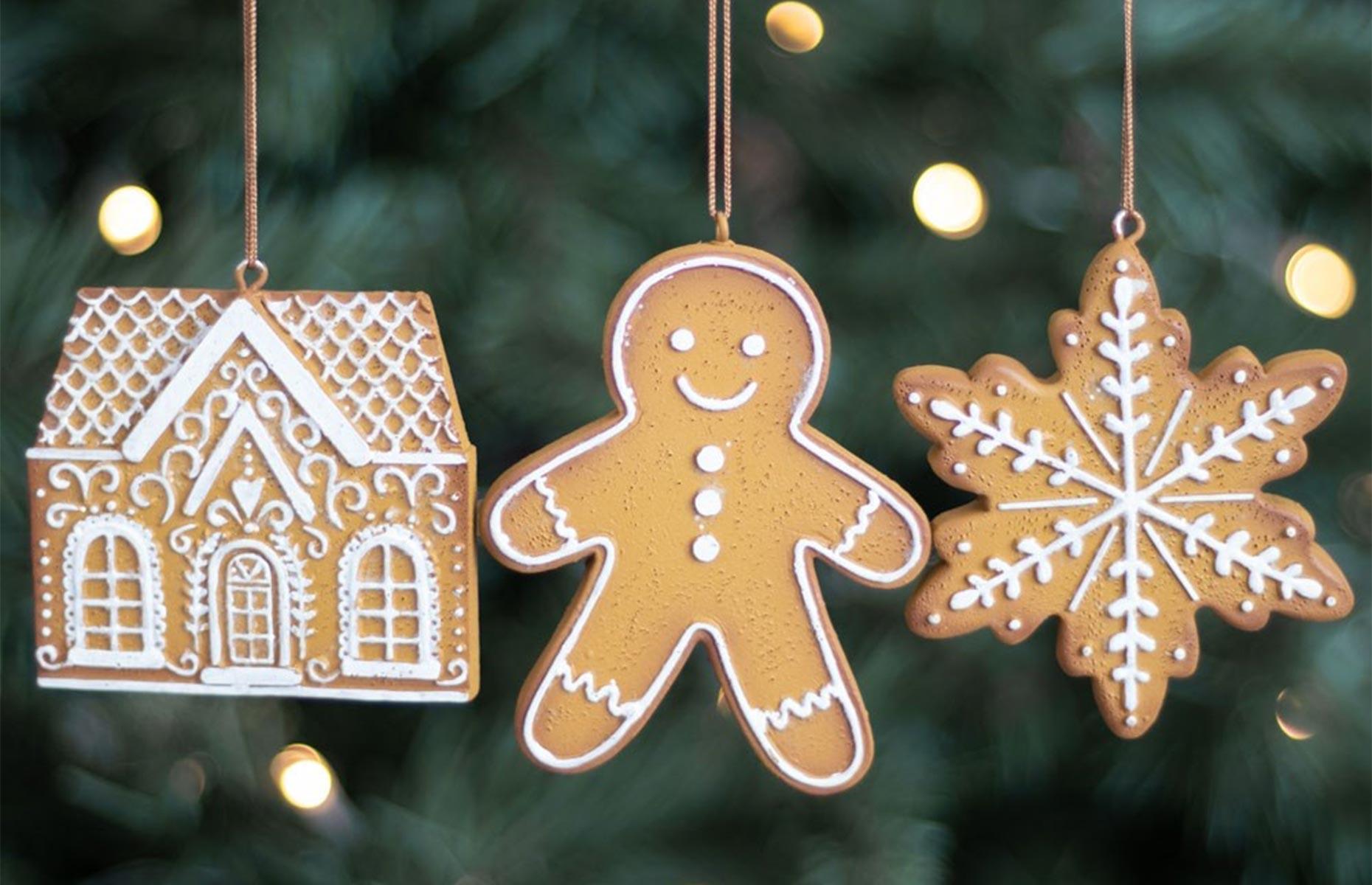 Cuelga adornos de galleta