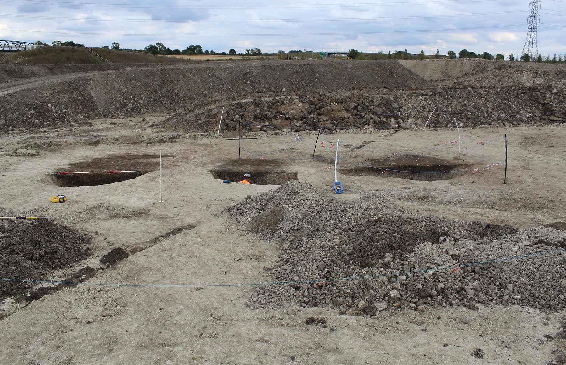 Mesolithic pits, England, UK