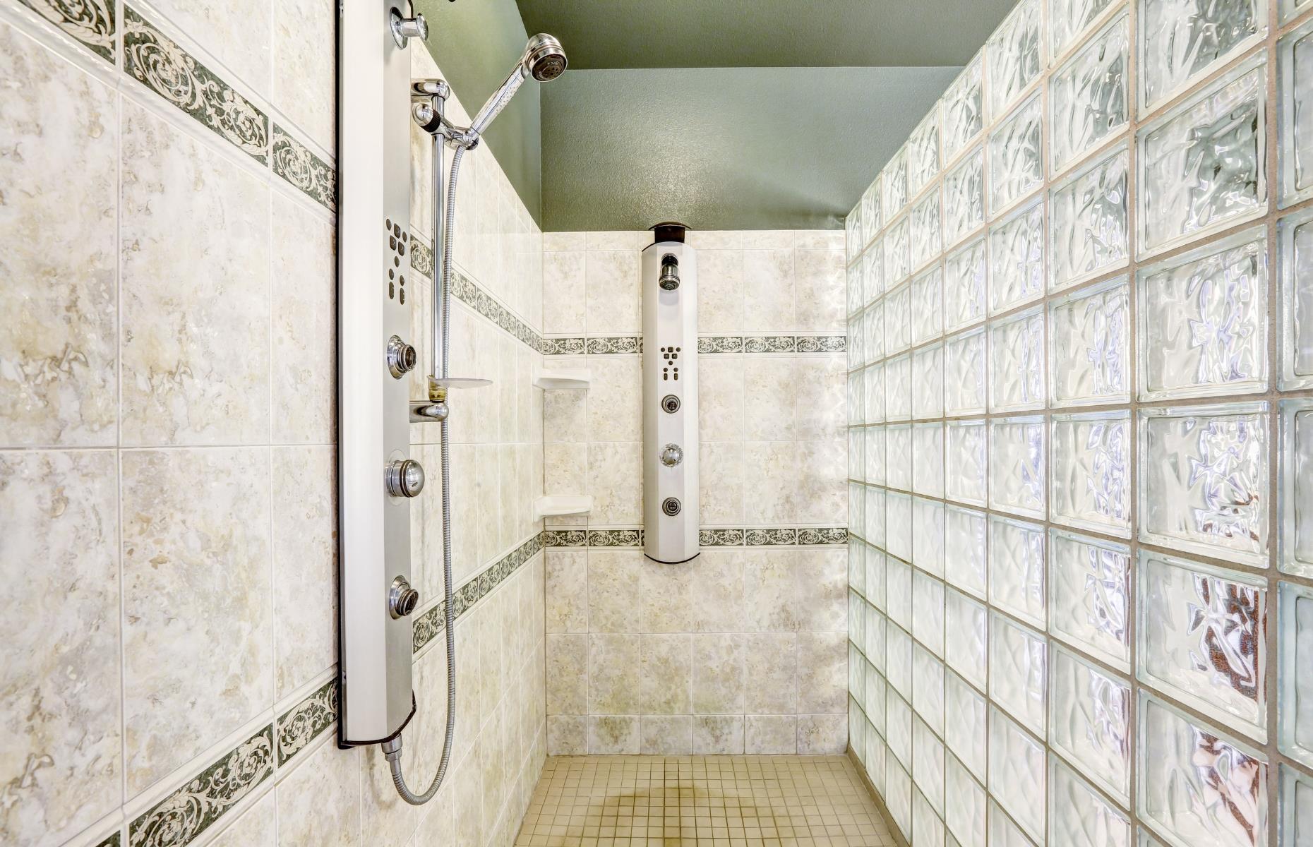 Glass block walls