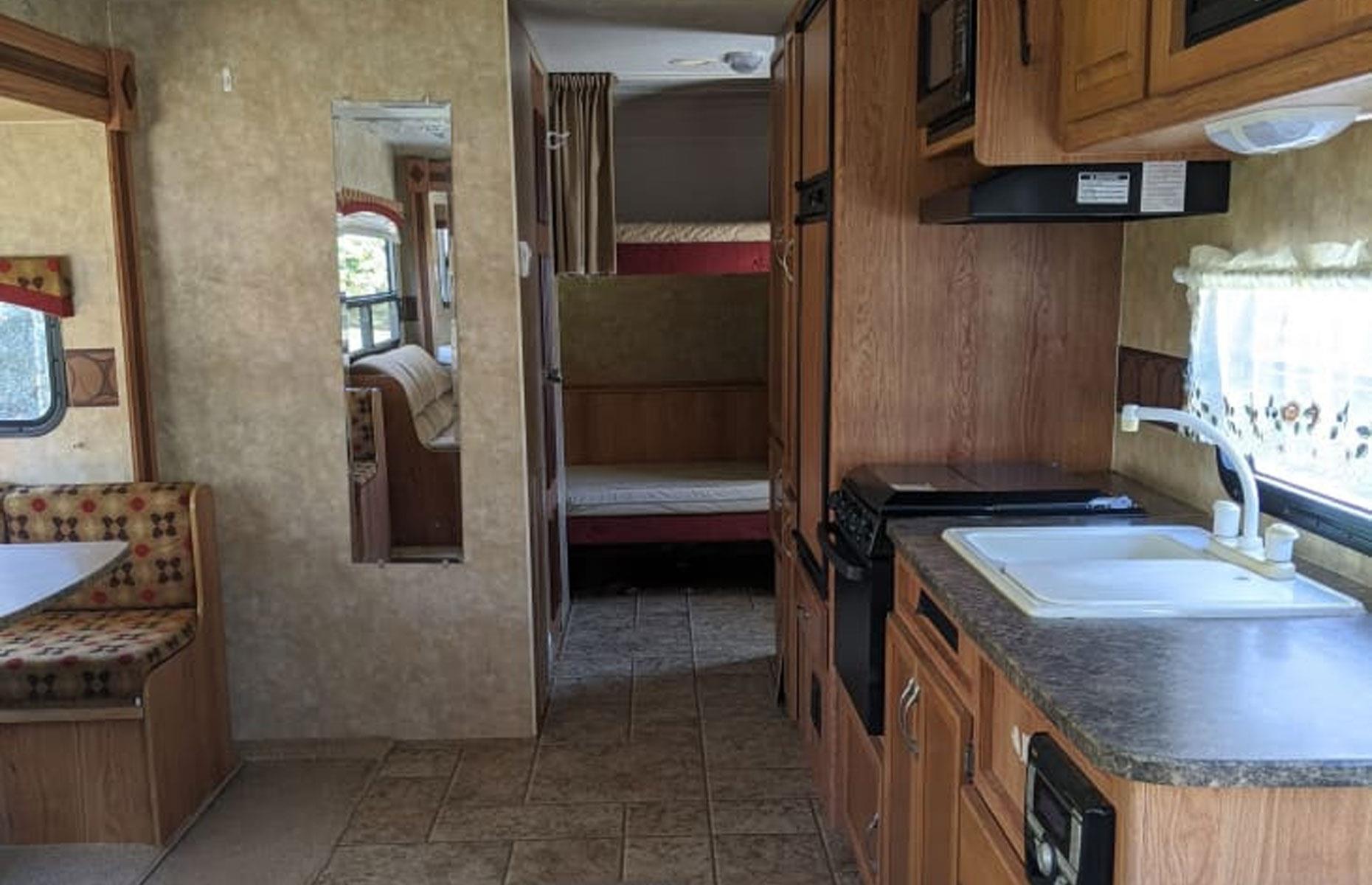 Boho-style Jayco Jay Feather: before