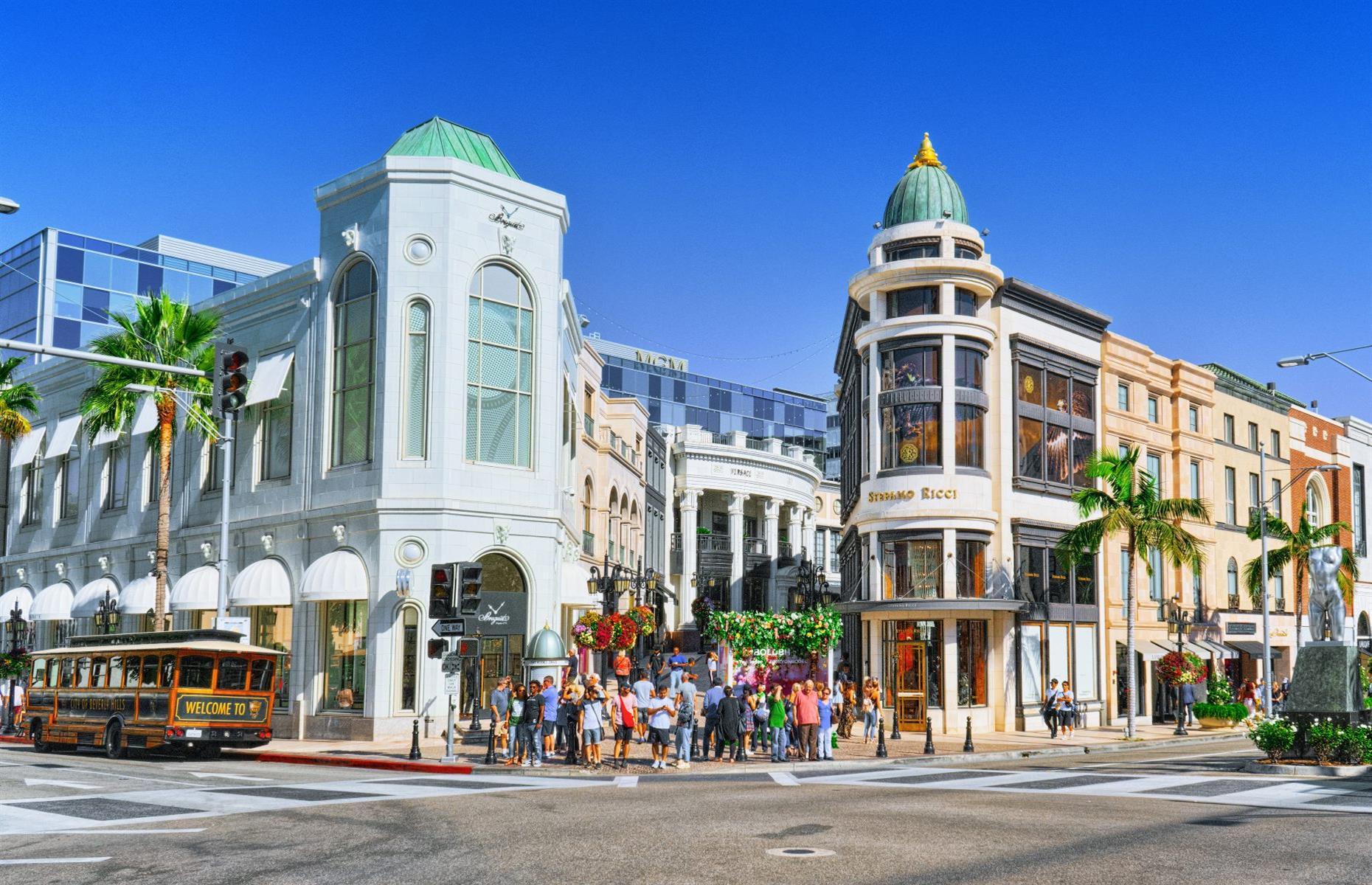 Now: Rodeo Drive, Los Angeles, California