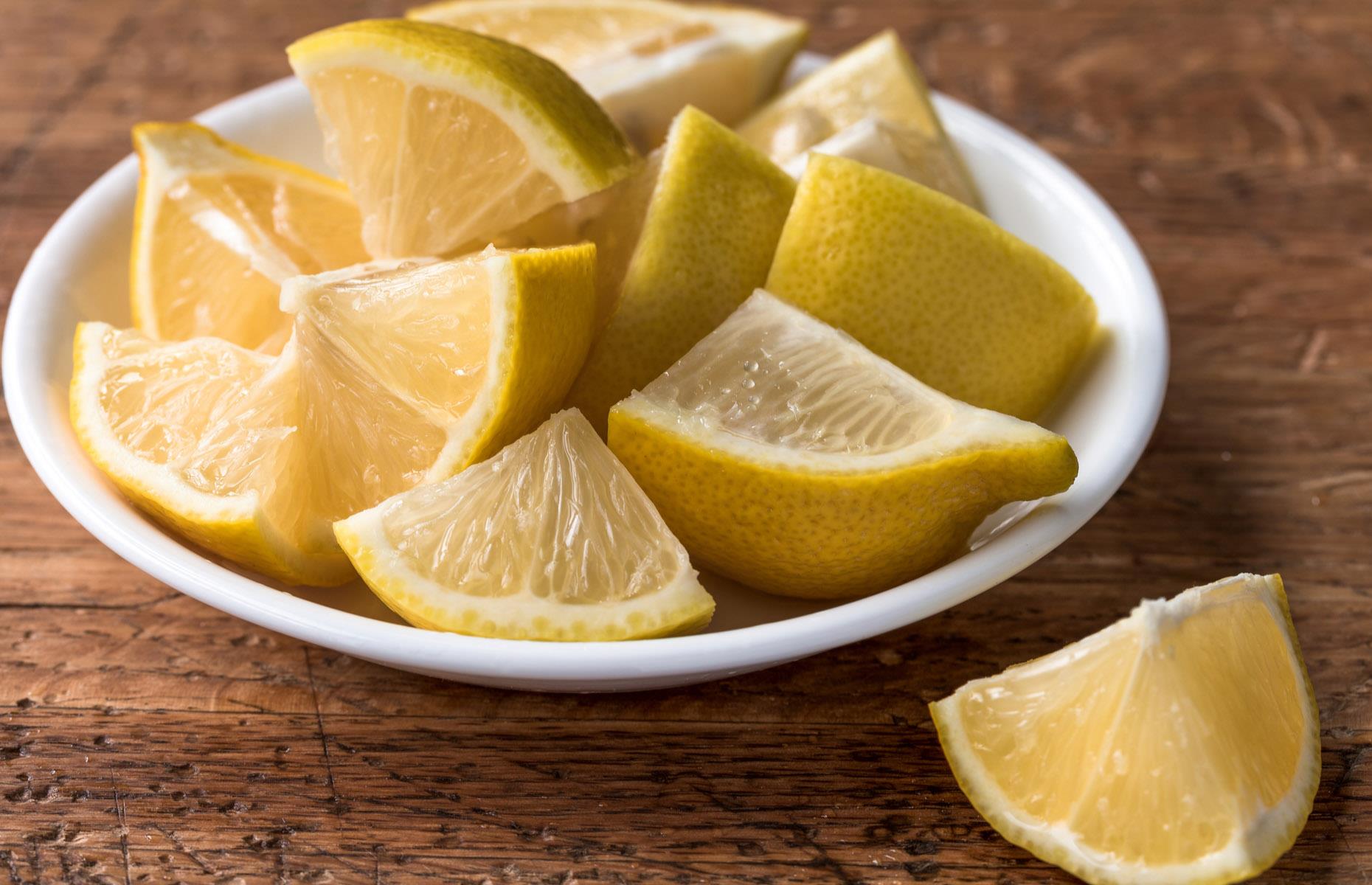 Clean with lemon before making meringue