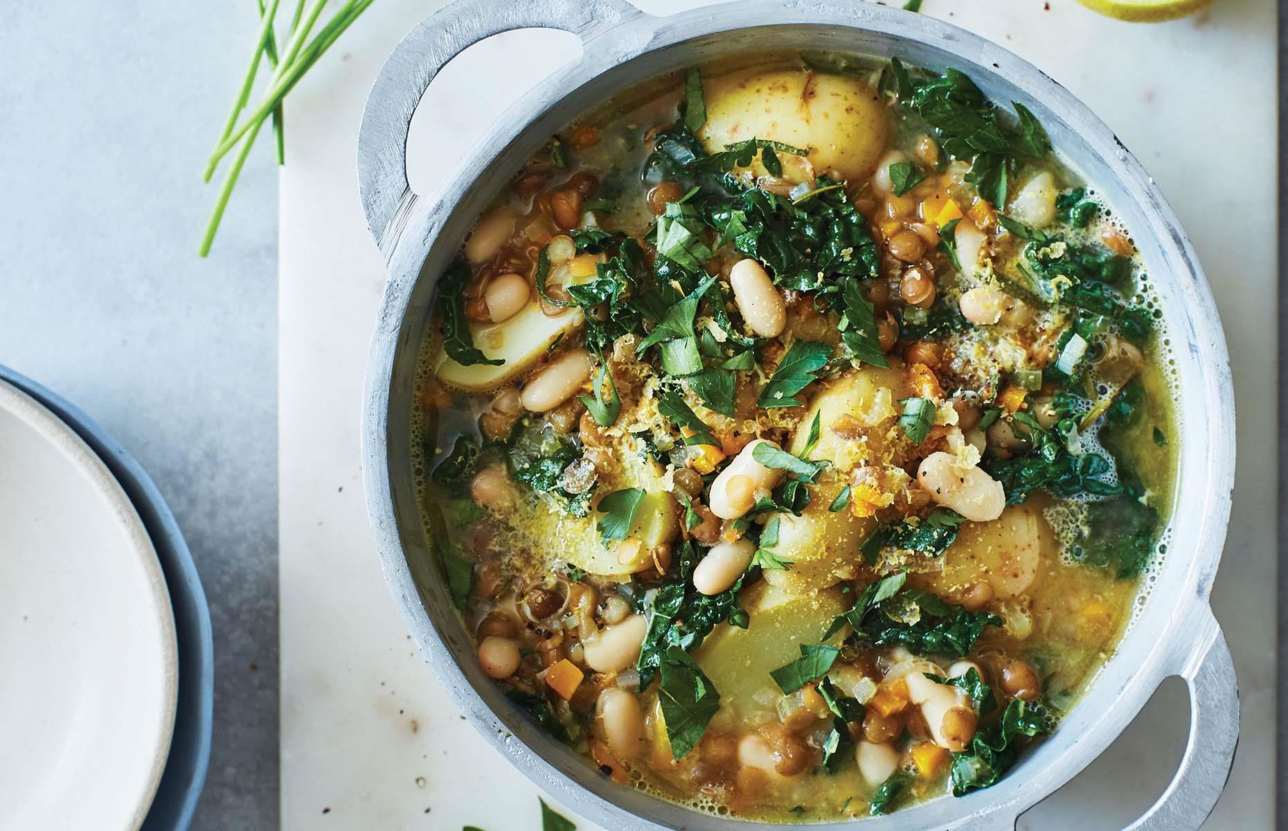 Herby bean stew