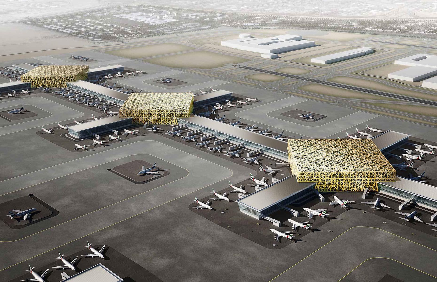 Al Maktoum International Airport, Dubai, UAE, expected completion: 2027
