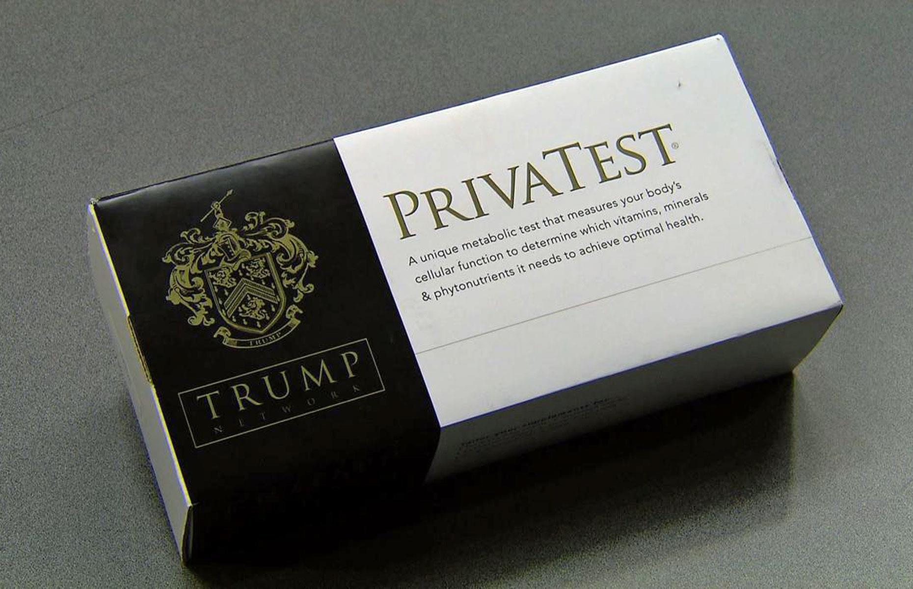Trump urine test kit
