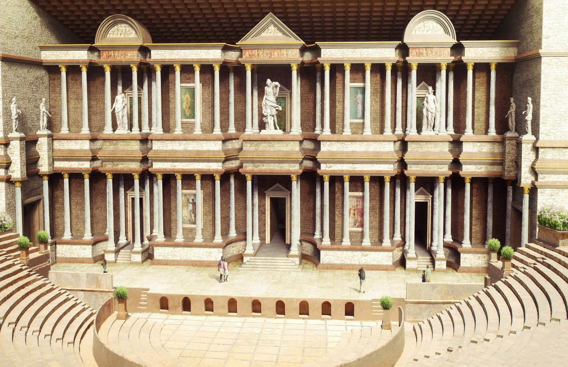Rekonstruktion: Leptis Magna, Libyen