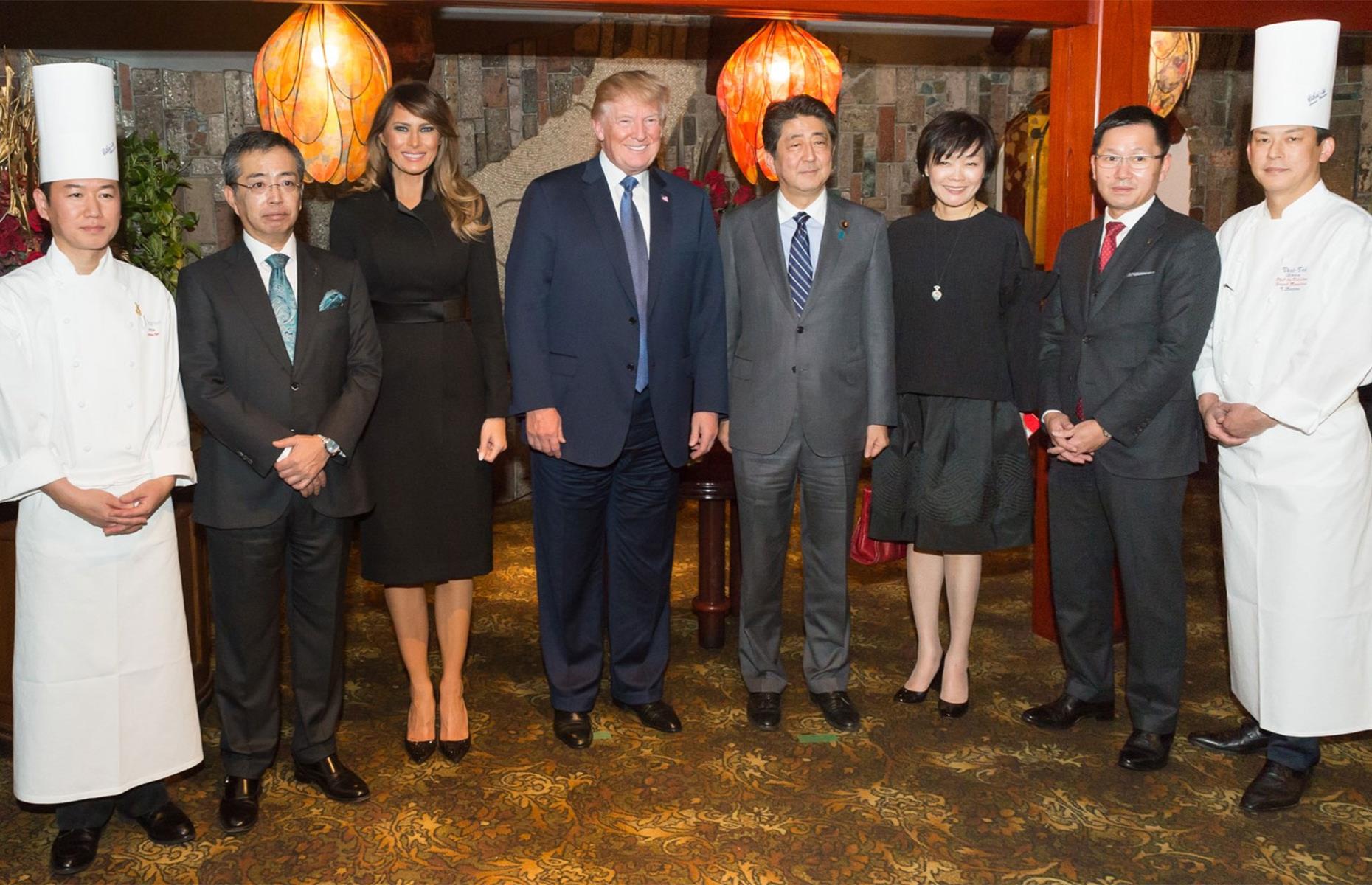 Donald Trump’s steak in Japan