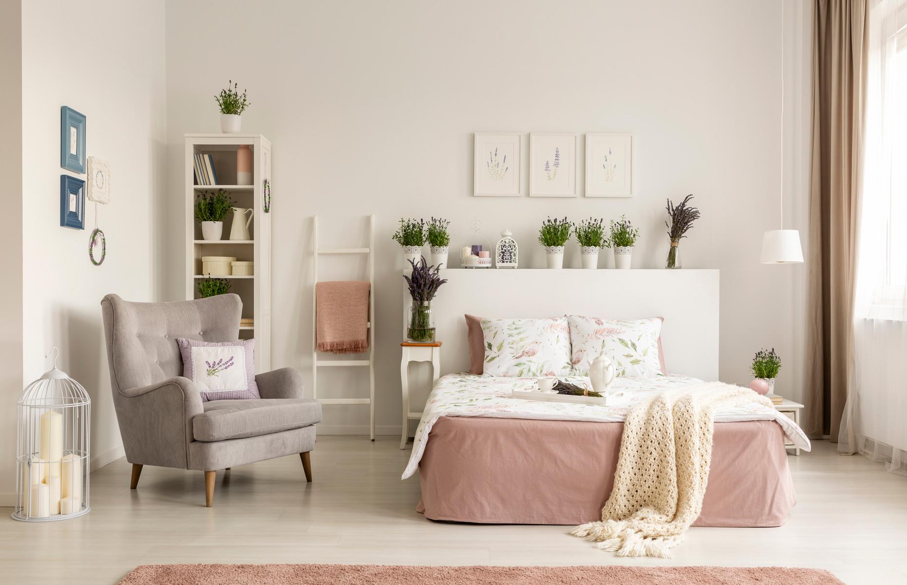 Use space above your headboard