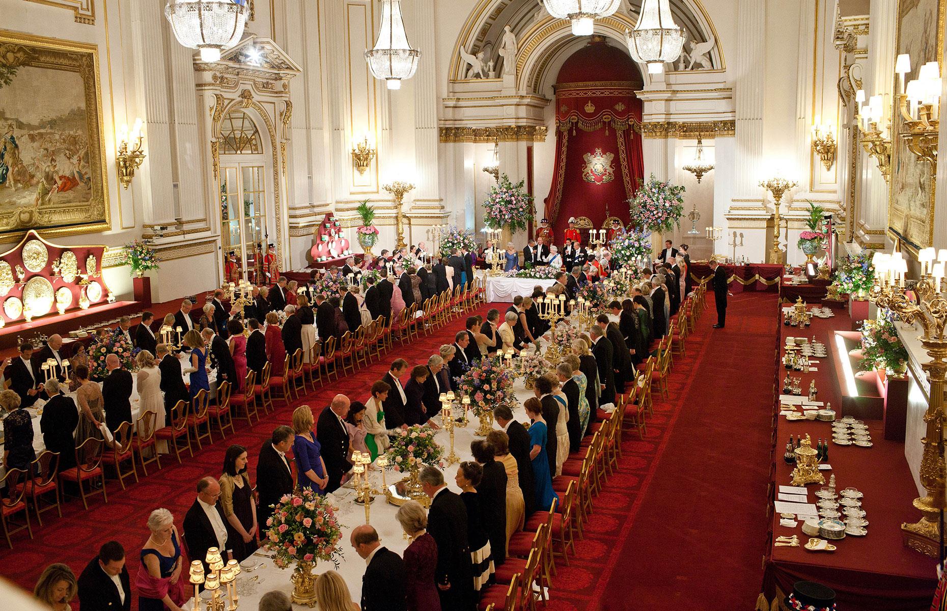 State banquets at Buckingham Palace