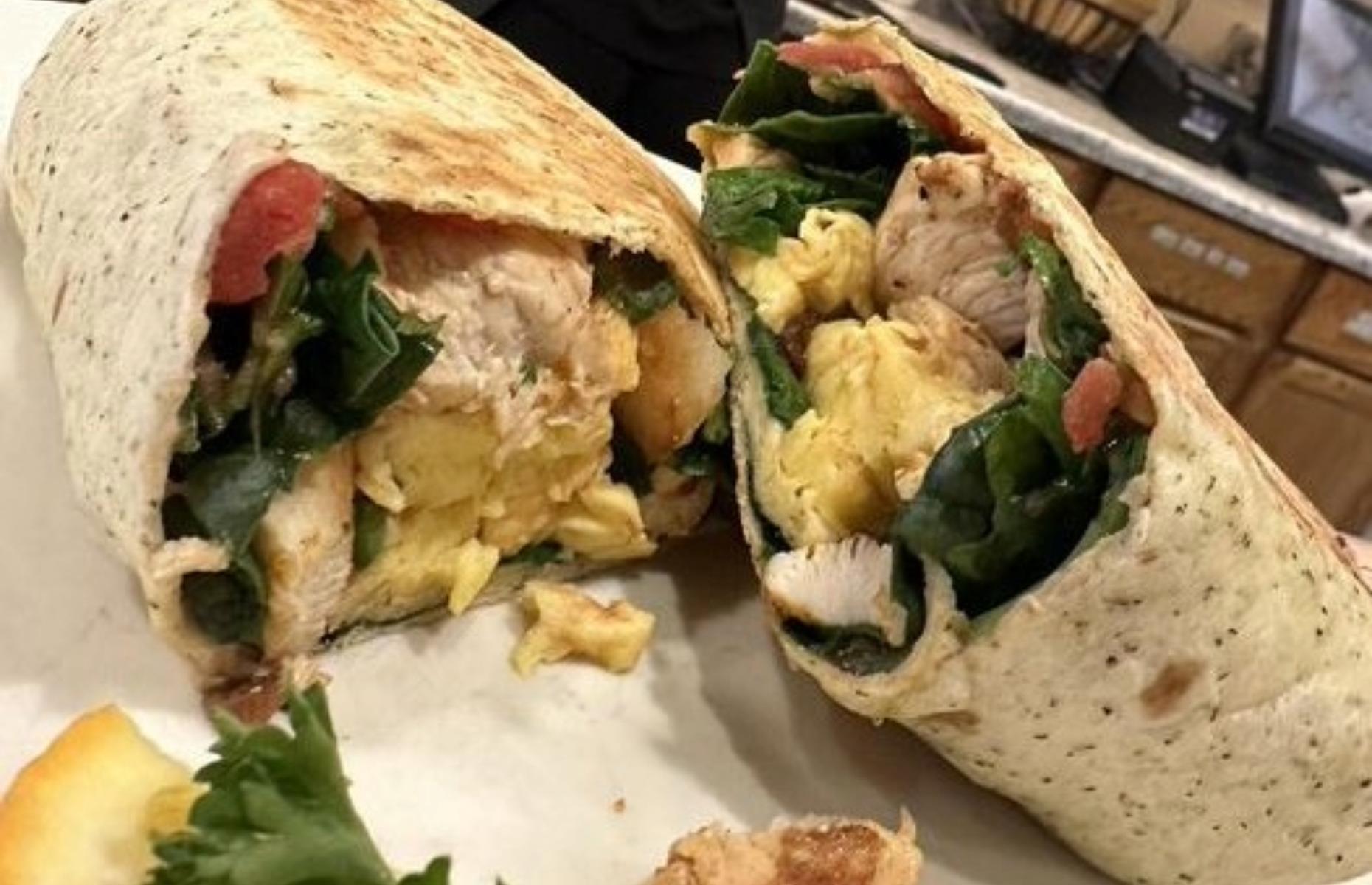 South Dakota: breakfast burrito, Café Brulé, Vermillion