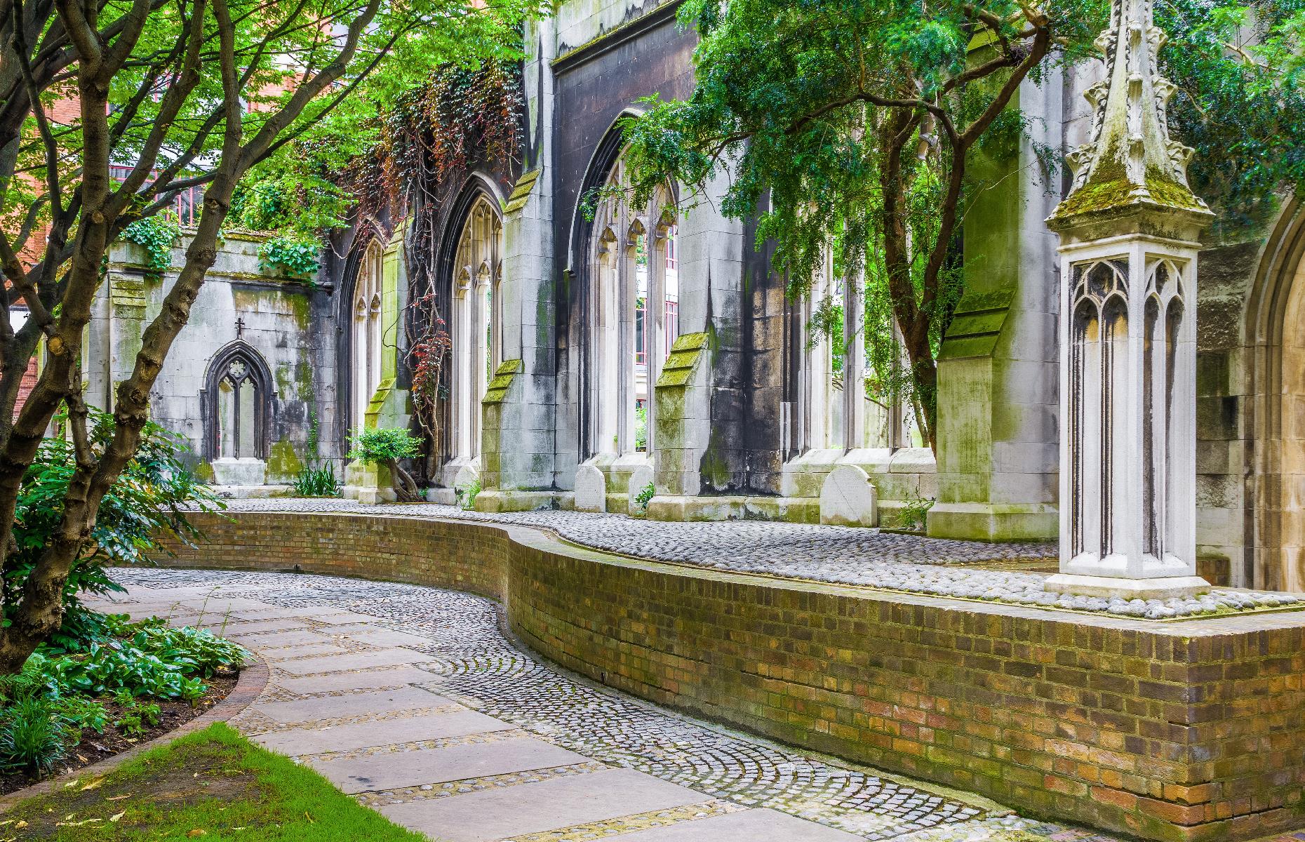 St Dunstan in the East, London, England, UK