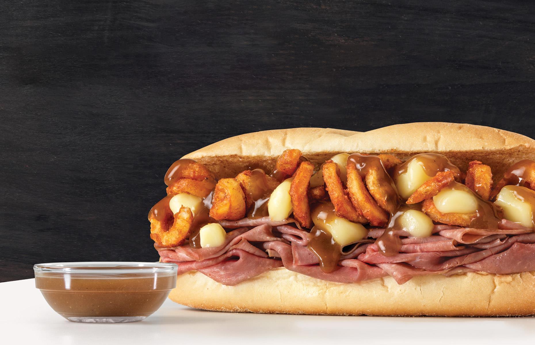 21. Poutine Dip Sandwich, Arby's, Canada