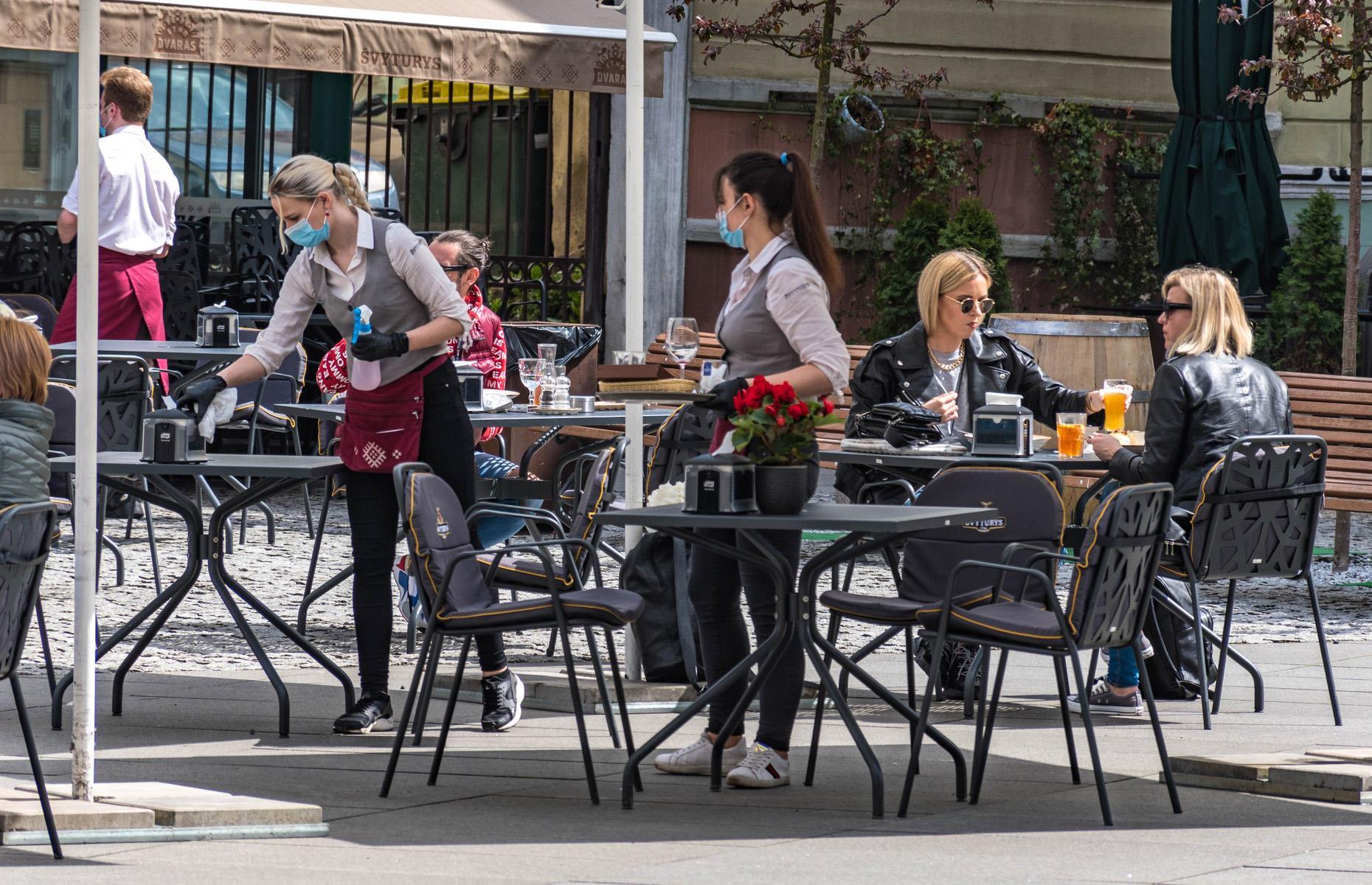 Vilnius, Lithuania: The city has become an open-air café