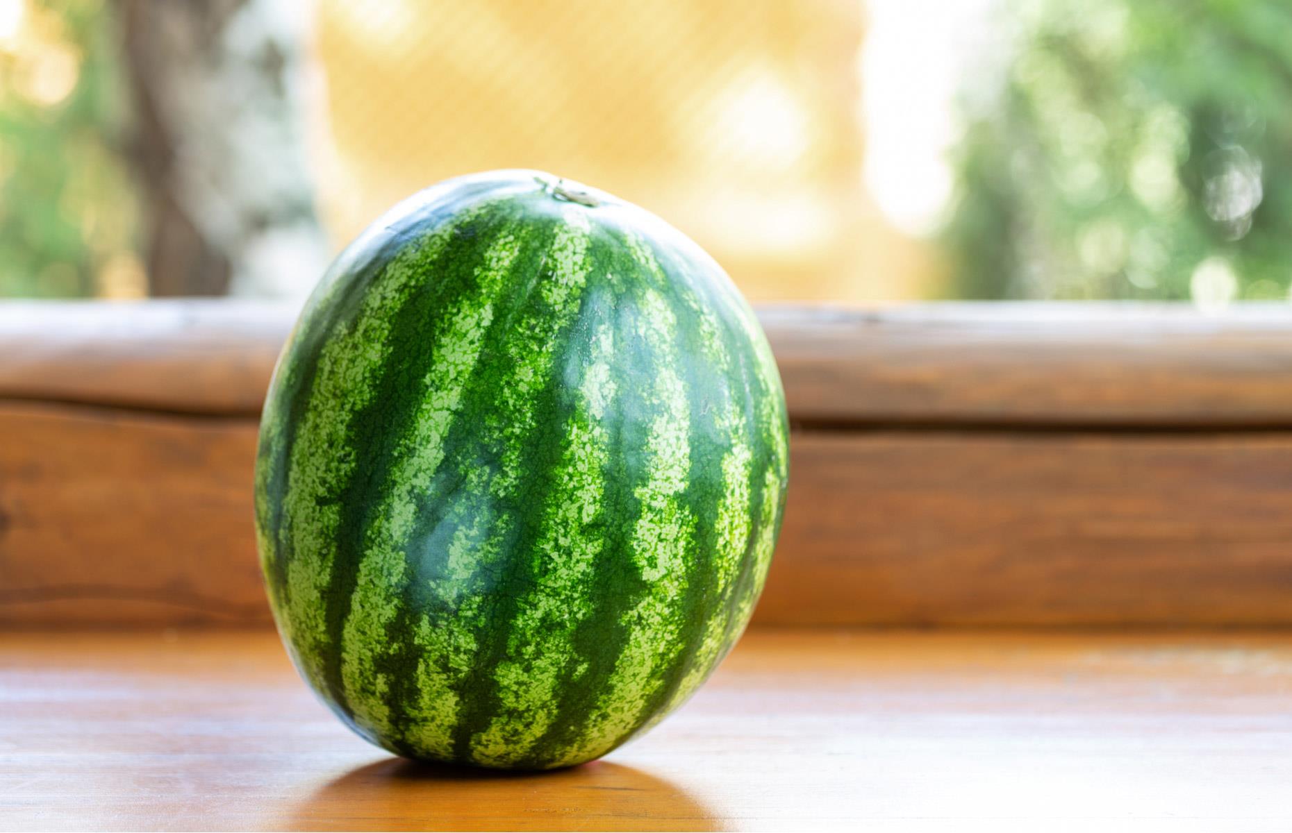 Leave melon and ripening fruit outside