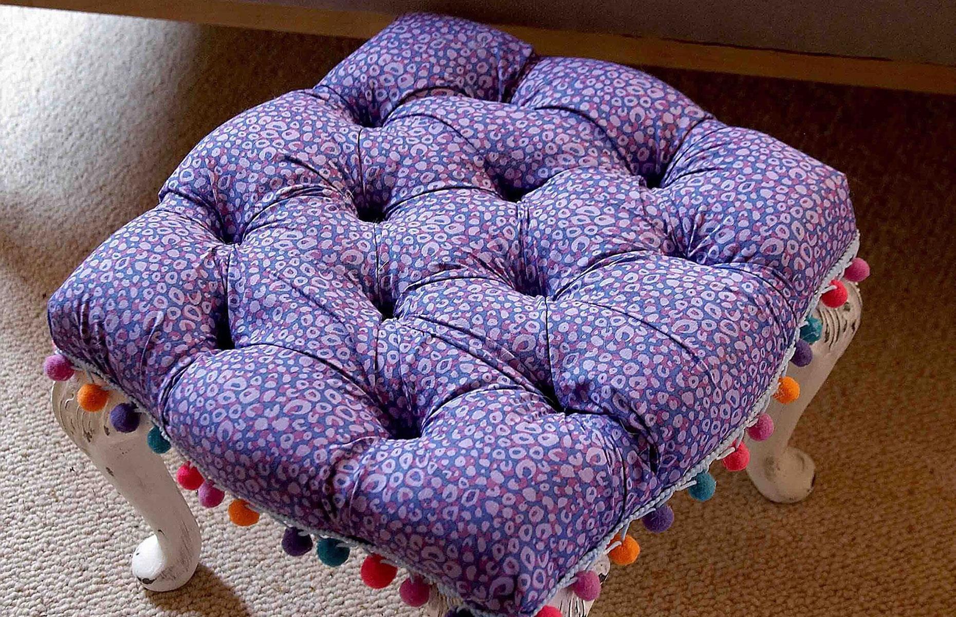 Funky footstool