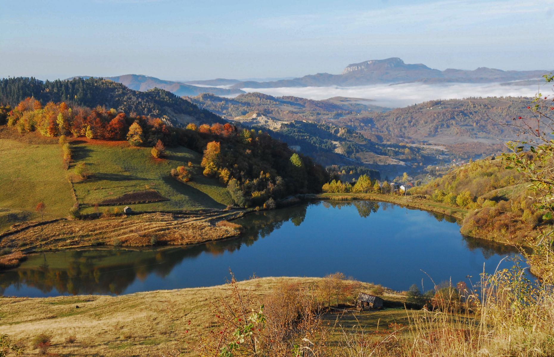 Roșia Montană Mining Landscape, Romania