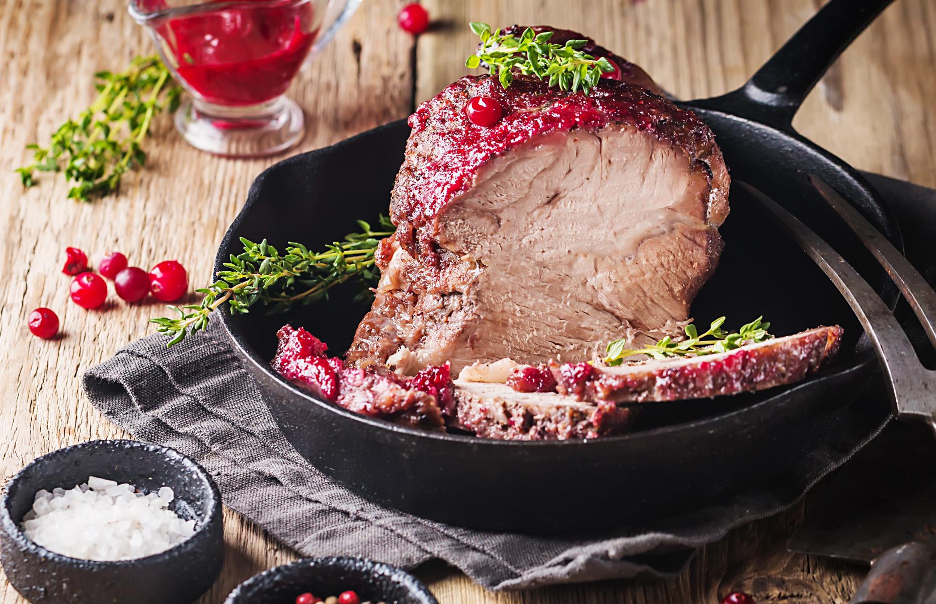 Cranberry, orange & thyme